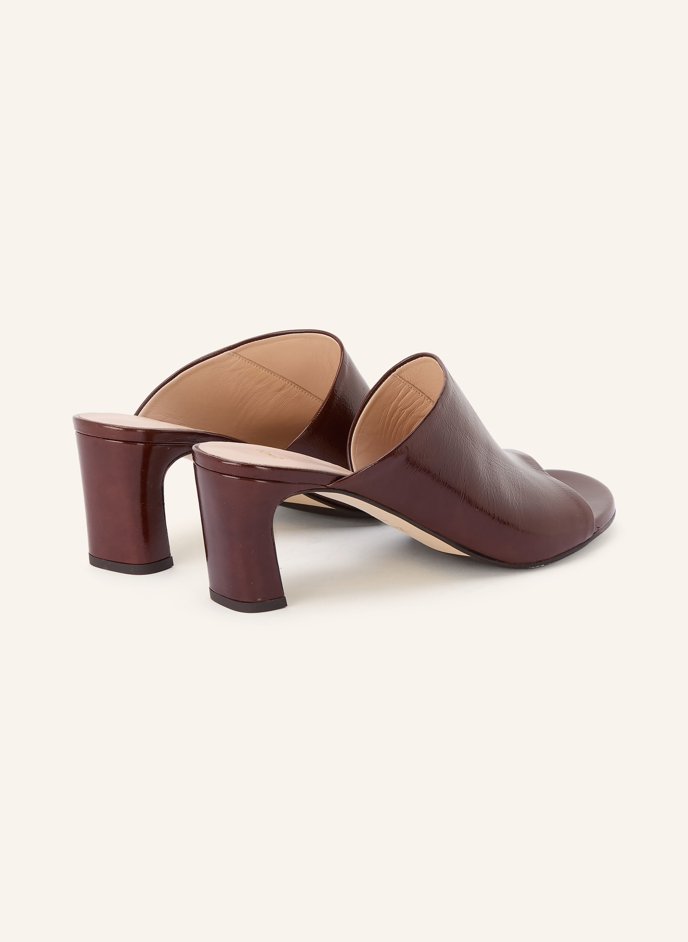 ZINDA EVITA mules: DARK BROWN