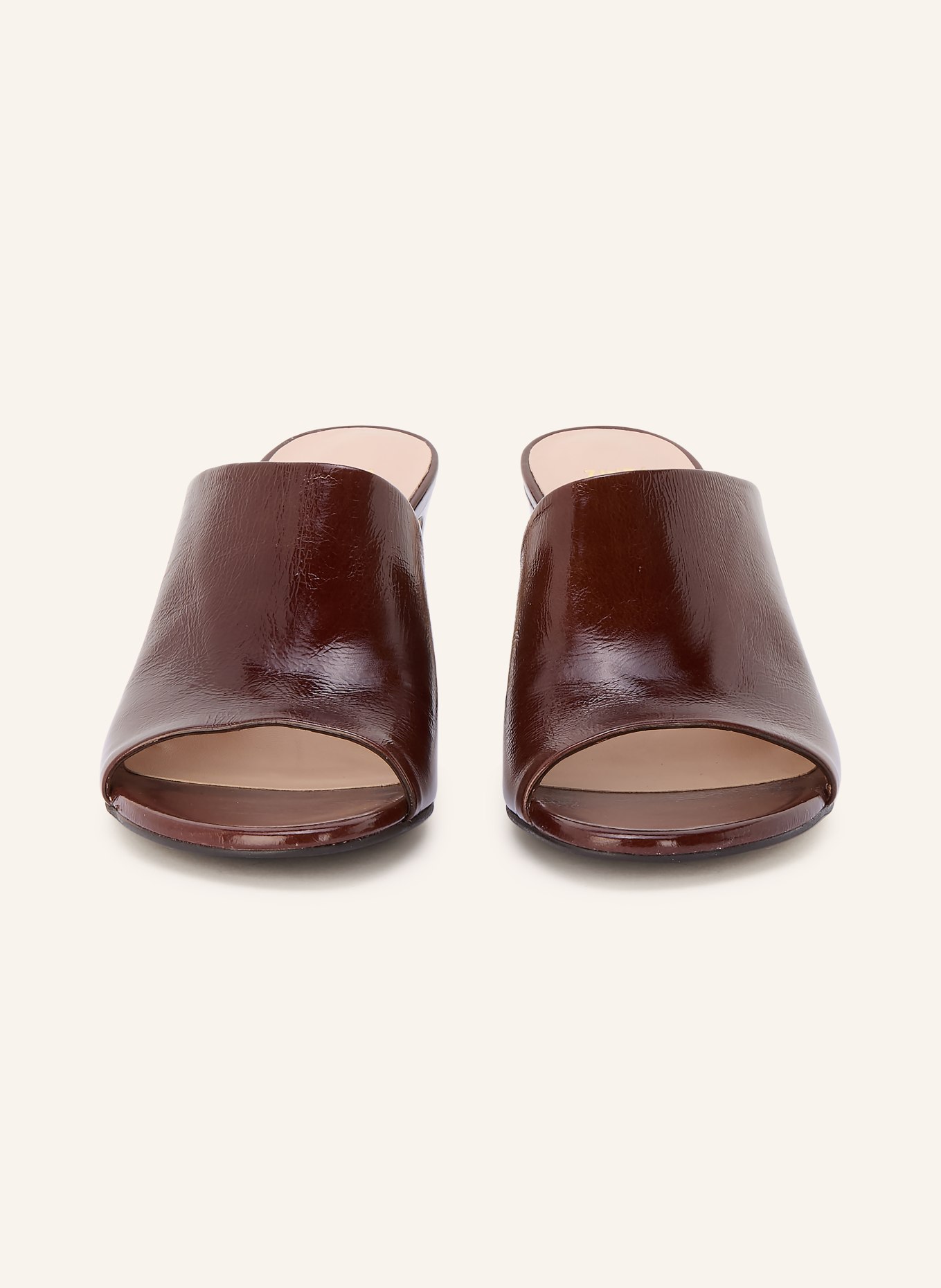 ZINDA EVITA mules: DARK BROWN