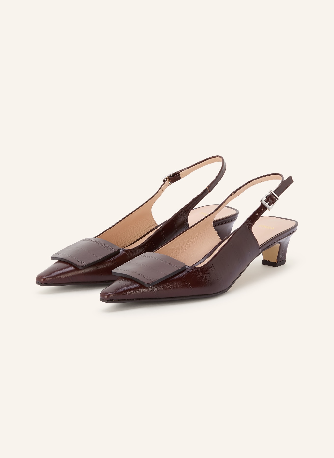 ZINDA Slingpumps CANDY: DUNKELBRAUN