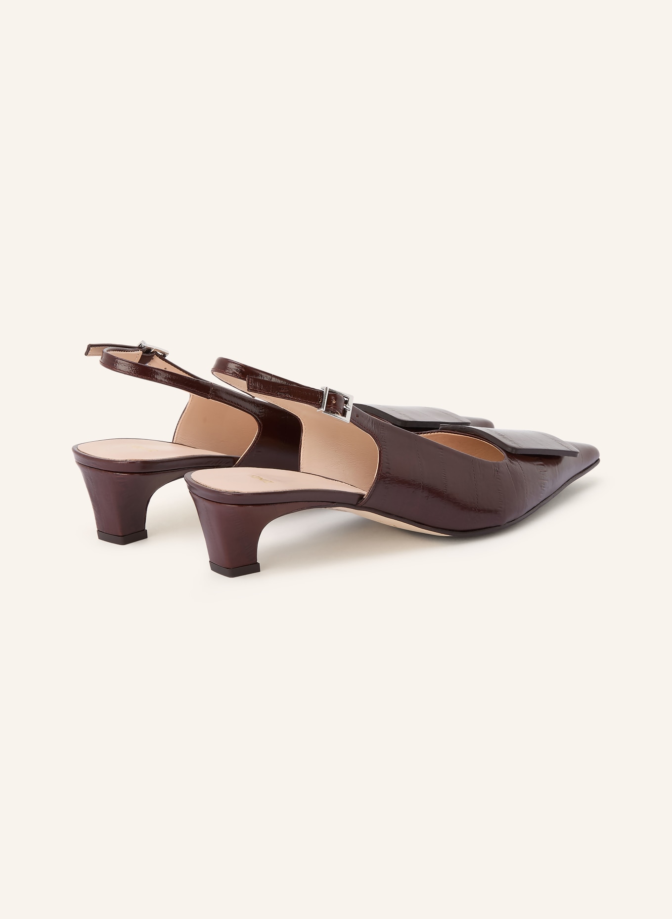 ZINDA Slingpumps CANDY: DUNKELBRAUN