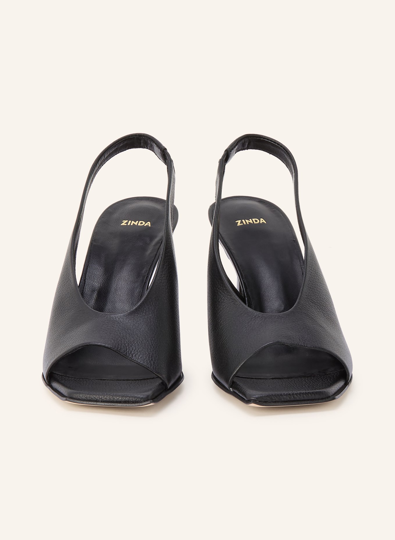ZINDA Slingpumps SALOME: SCHWARZ