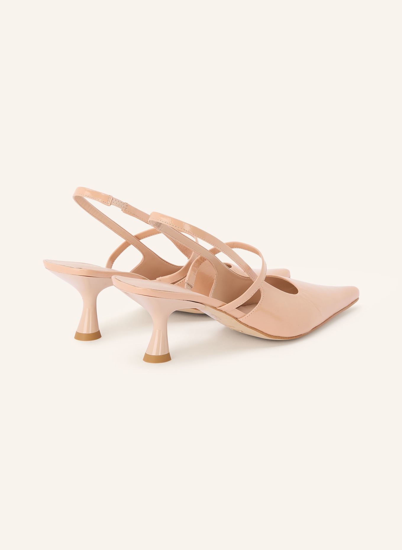 ZINDA KALIA slingback pumps: BEIGE