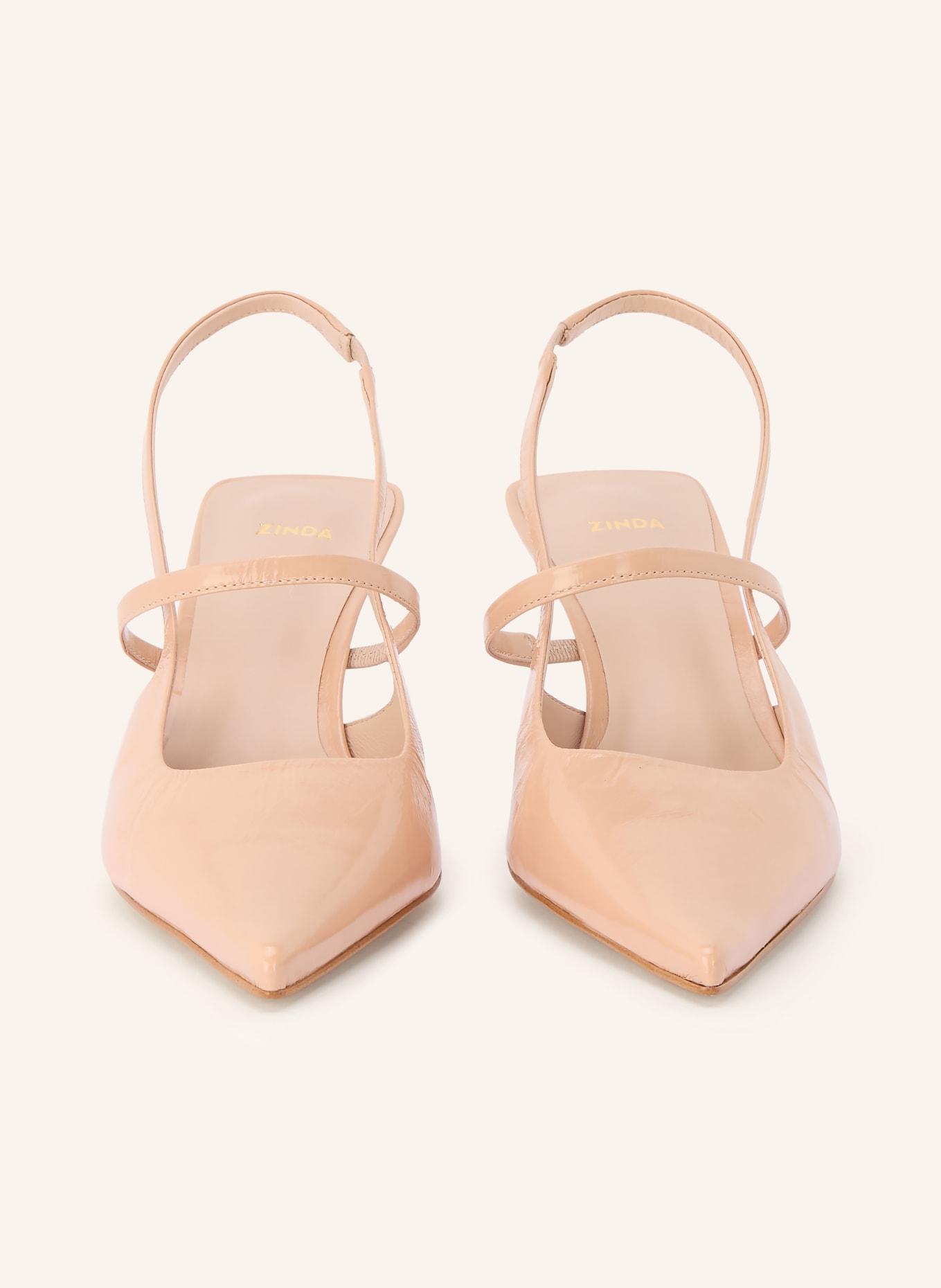 ZINDA KALIA slingback pumps: BEIGE
