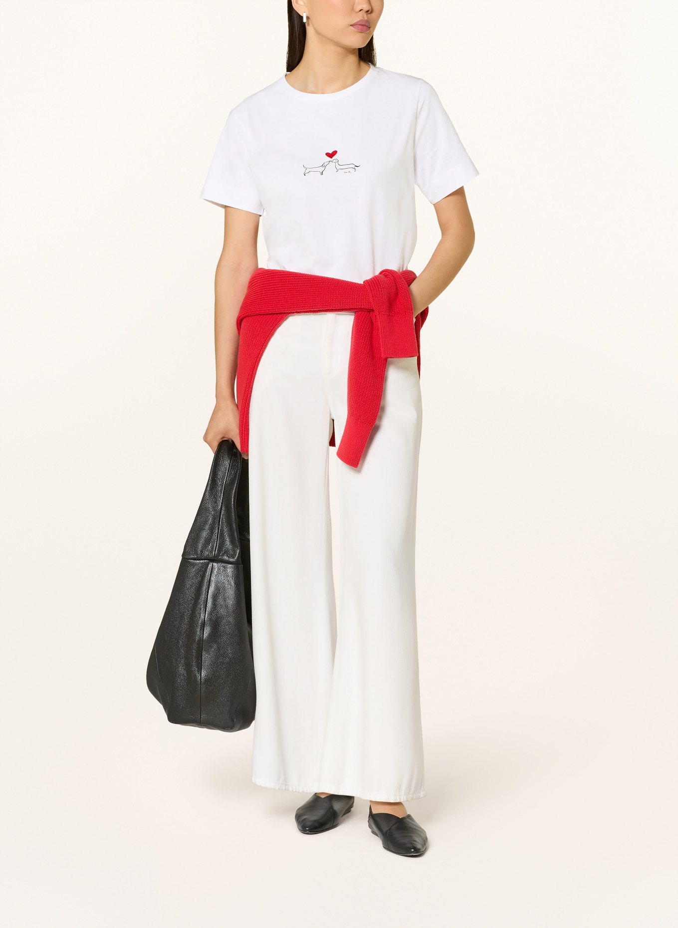 kera till Tričko DACKEL: BÍLÁ / ČERVENÁ / ČERNÁ