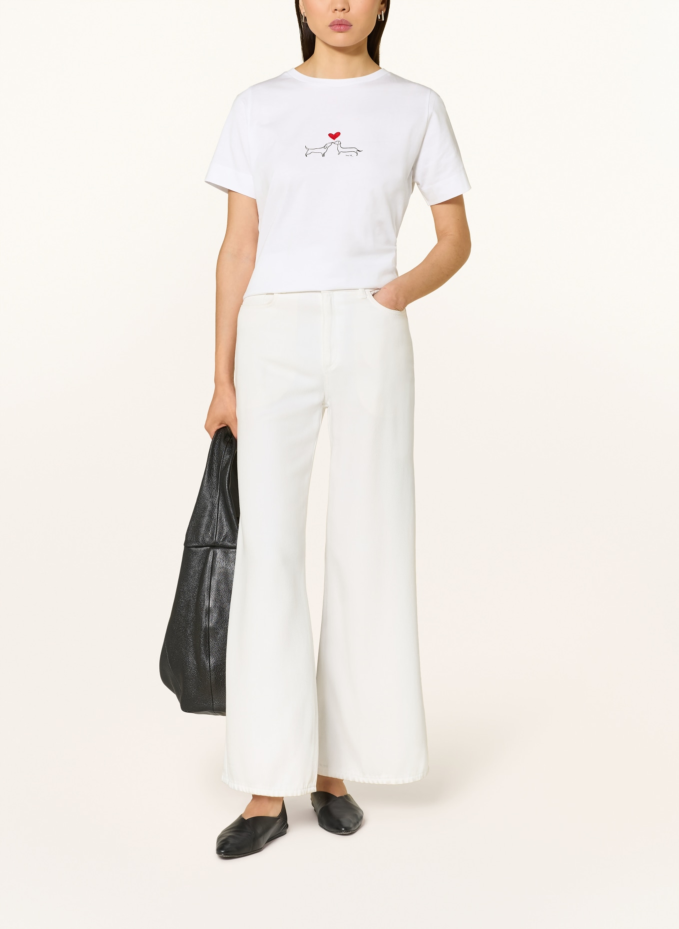 kera till Tričko DACKEL: BÍLÁ / ČERVENÁ / ČERNÁ