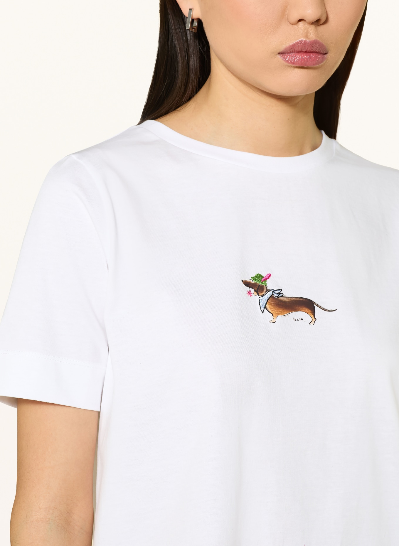 kera till Tričko DACKEL: BÍLÁ / HNĚDÁ / ZELENÁ