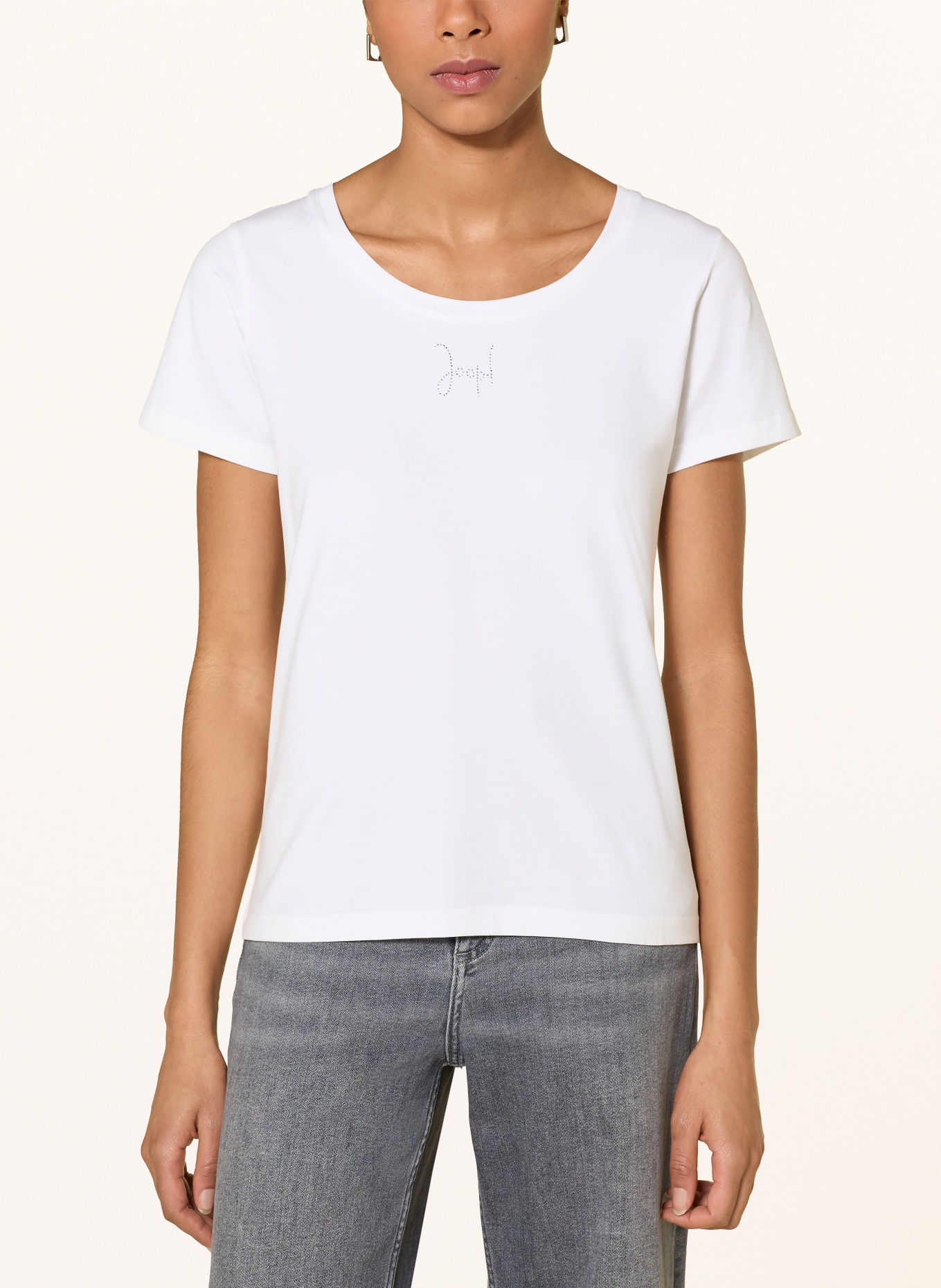 JOOP! Tričko TOLLI: BÍLÁ