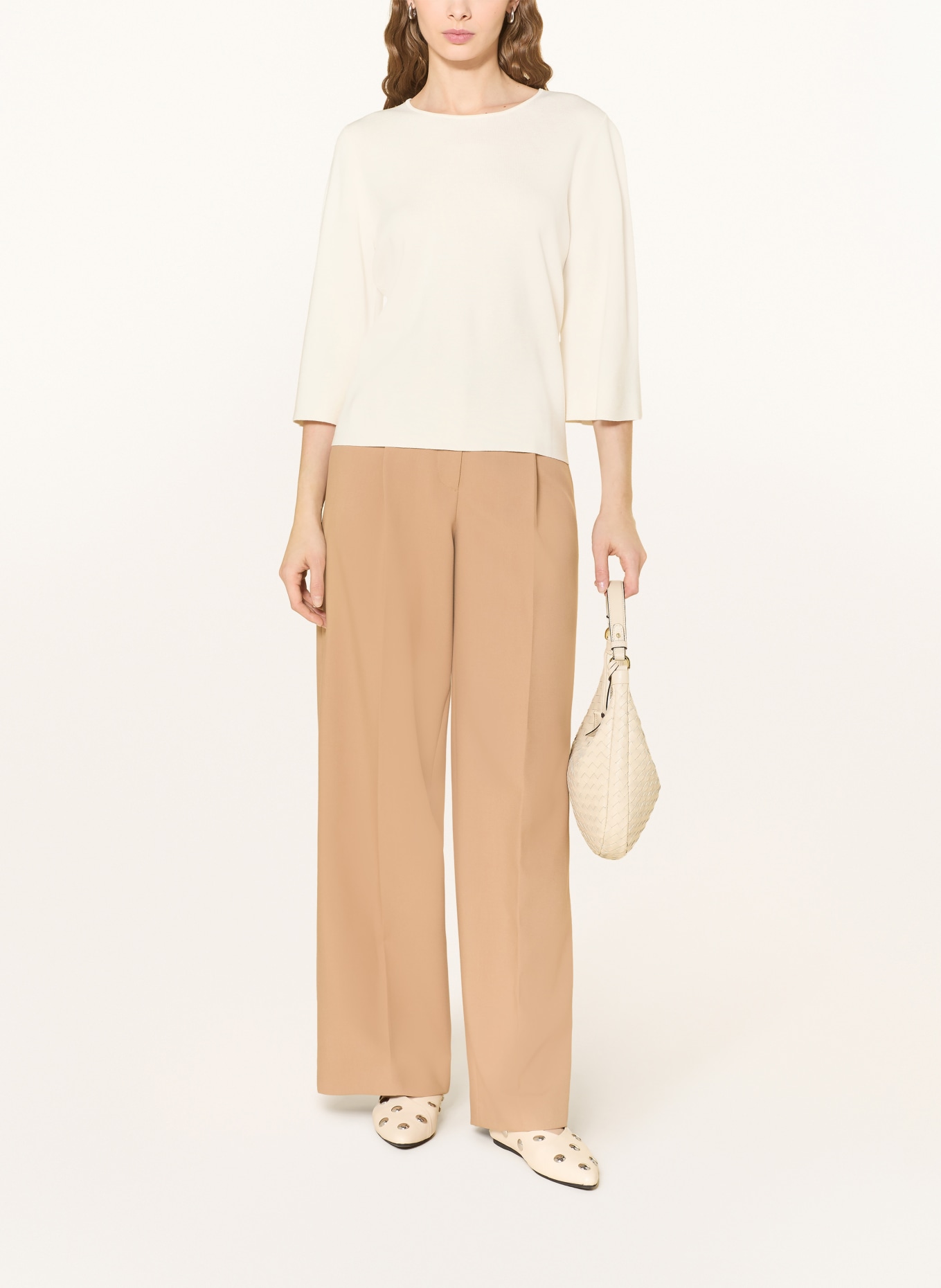 JOOP! Svetr KOLLI s 3/4 rukávem: KRÉMOVÁ