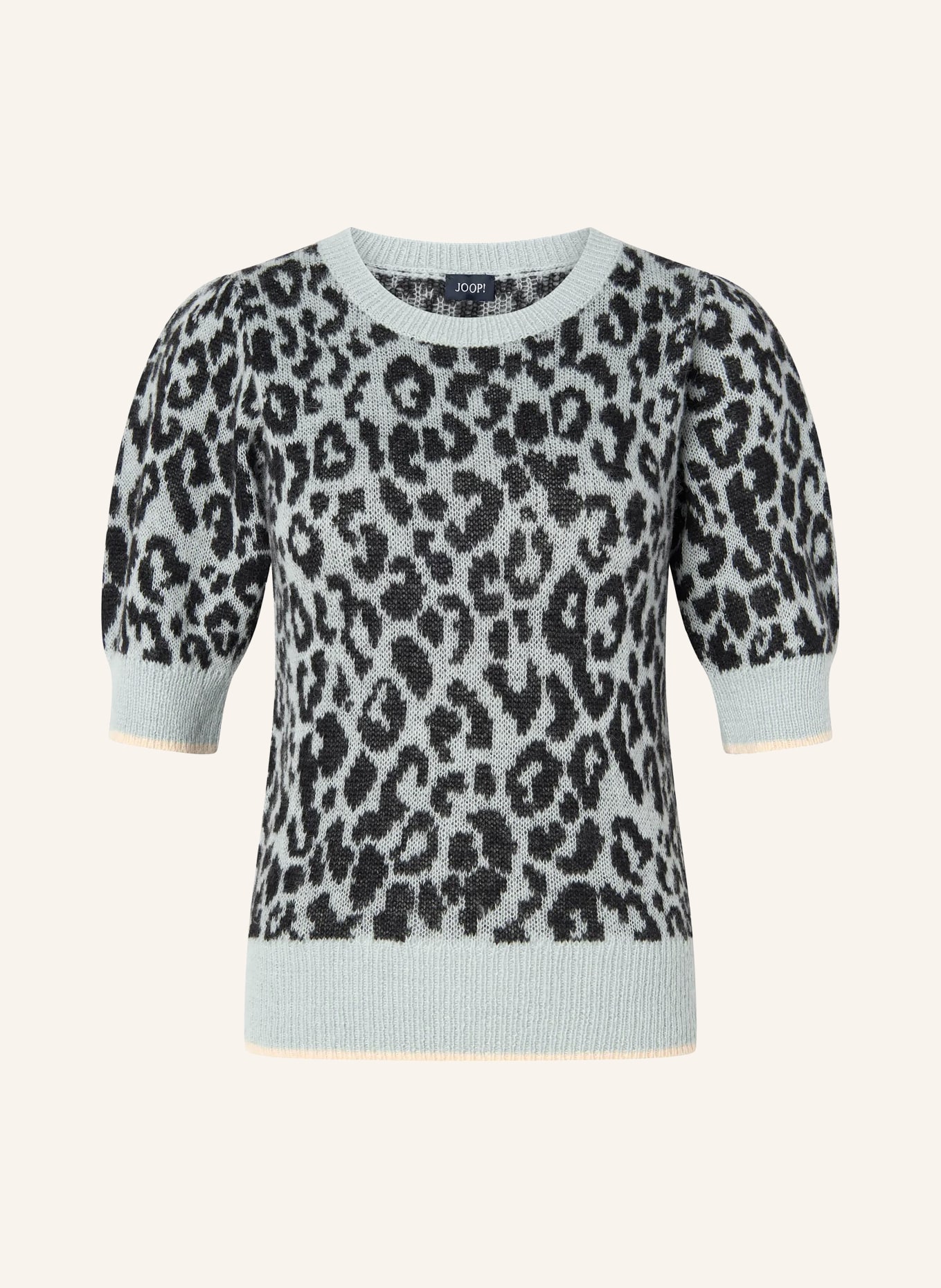 JOOP! KASTON knit shirt: LIGHT BLUE / WHITE / BLACK