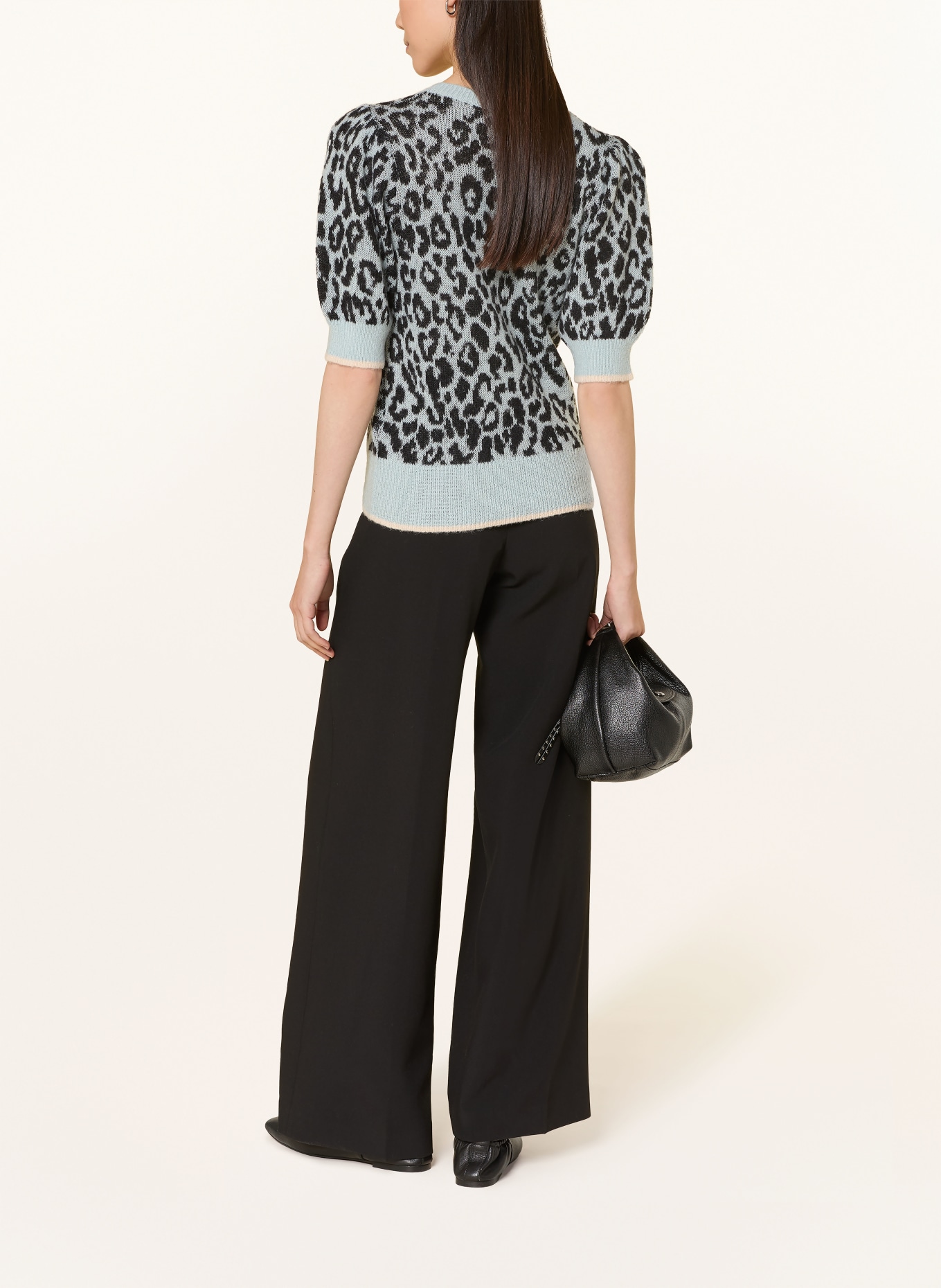 JOOP! KASTON knit shirt: LIGHT BLUE / WHITE / BLACK