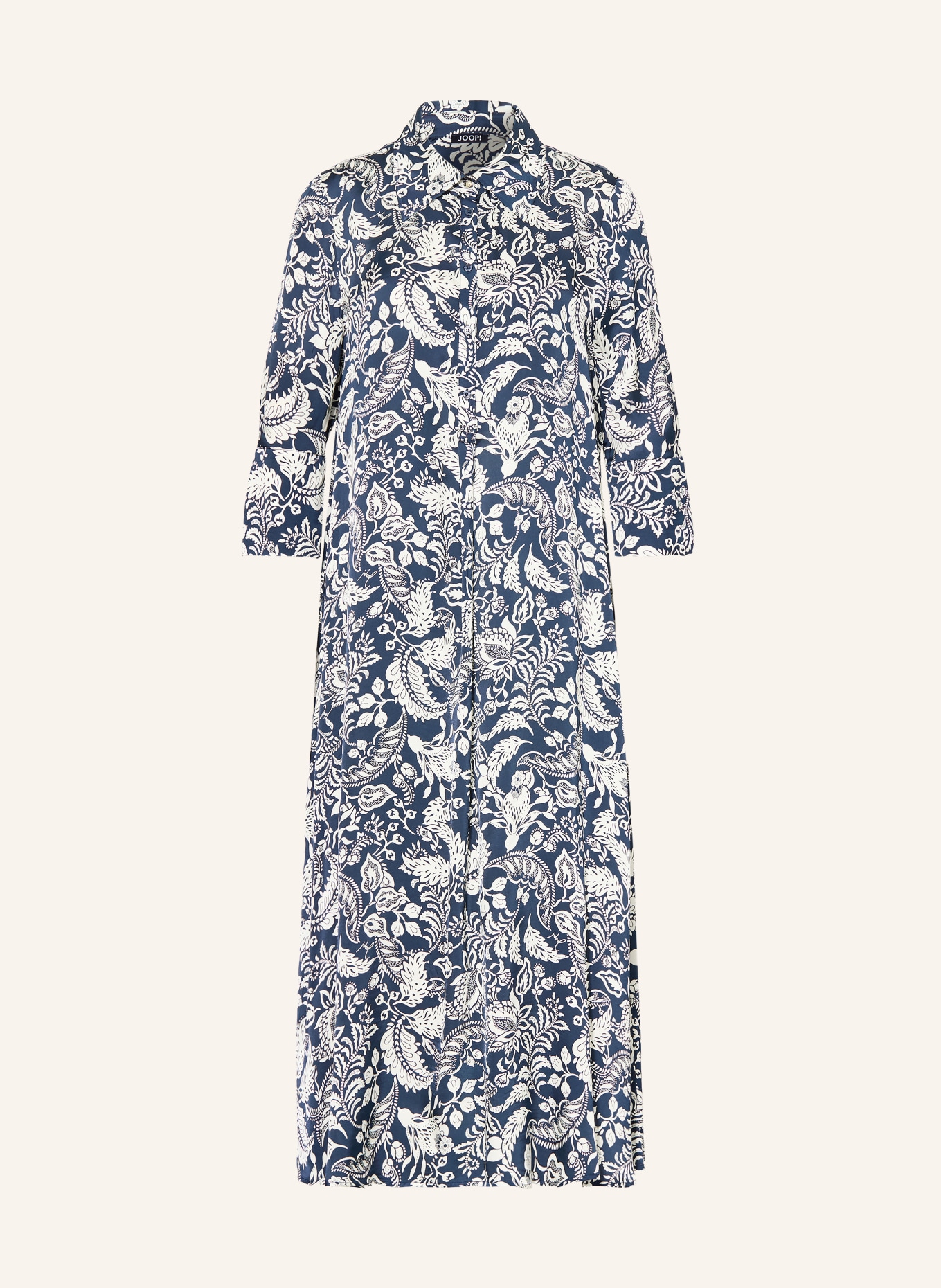 JOOP! DANYSA shirt dress with 3/4 sleeves: DARK BLUE / WHITE