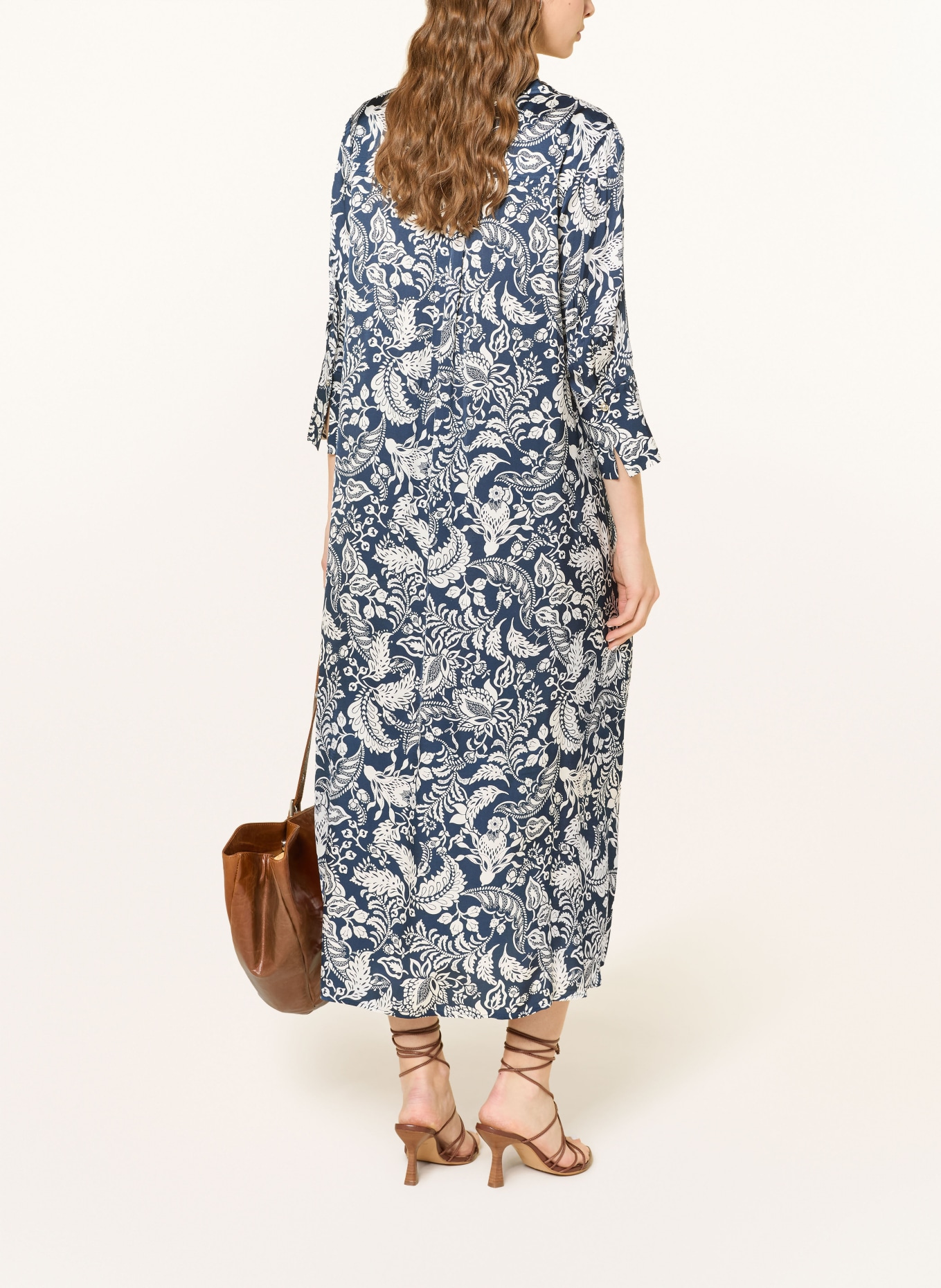 JOOP! DANYSA shirt dress with 3/4 sleeves: DARK BLUE / WHITE