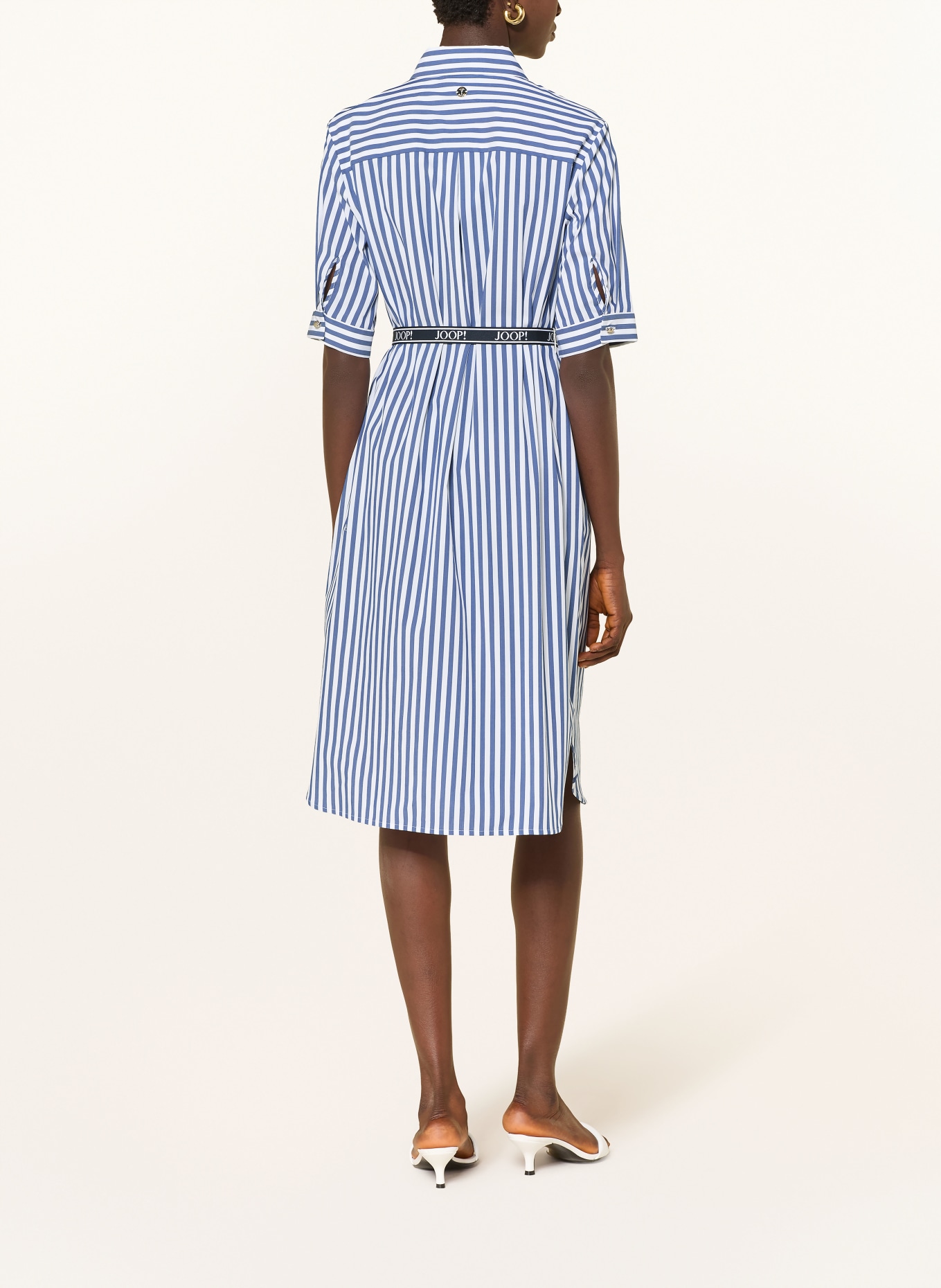 JOOP! Robe chemise DOMINIQUE: BLEU / BLANC