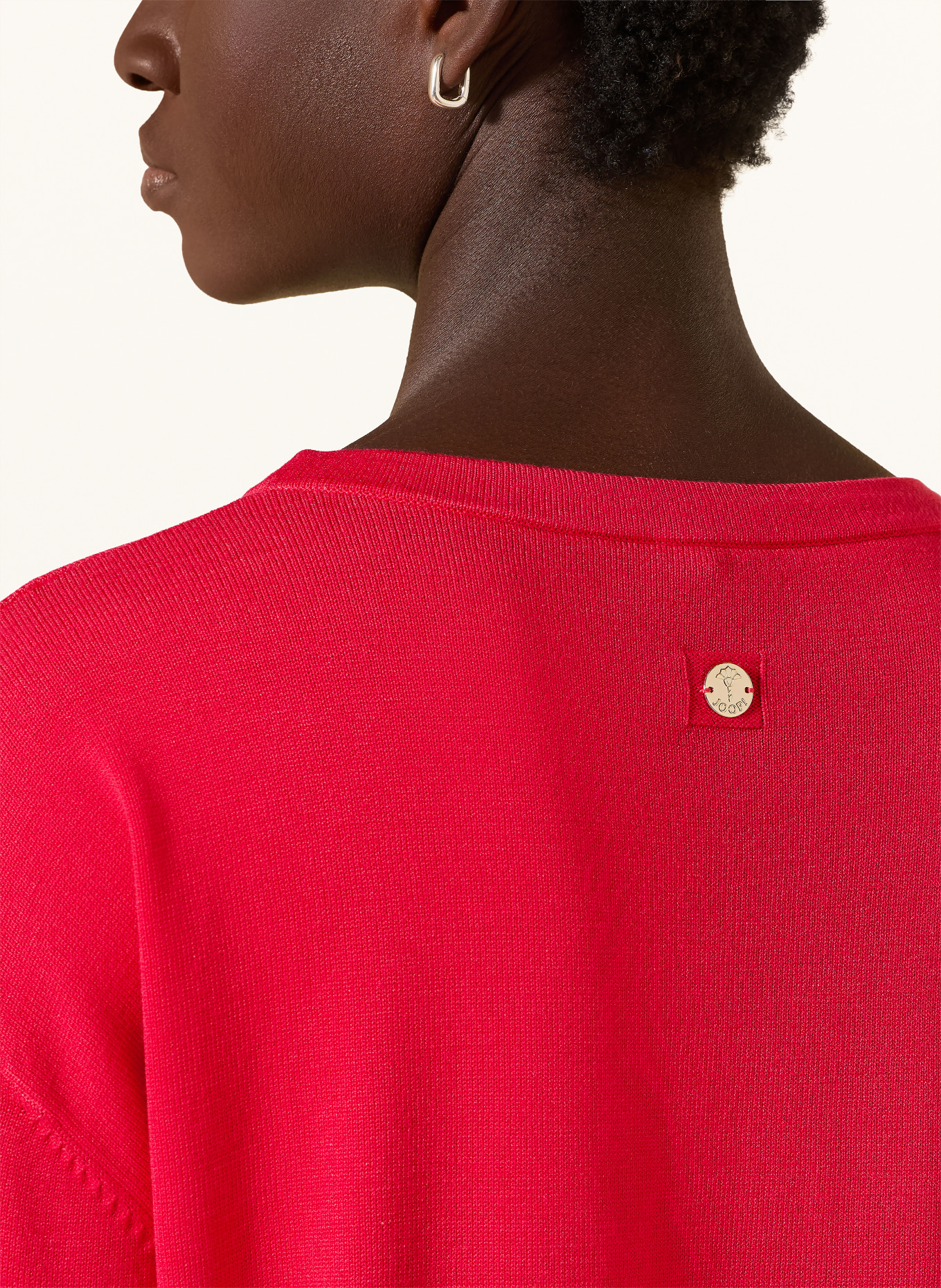 JOOP! Sweter KUSSA z rękawem 3/4: CZERWONY