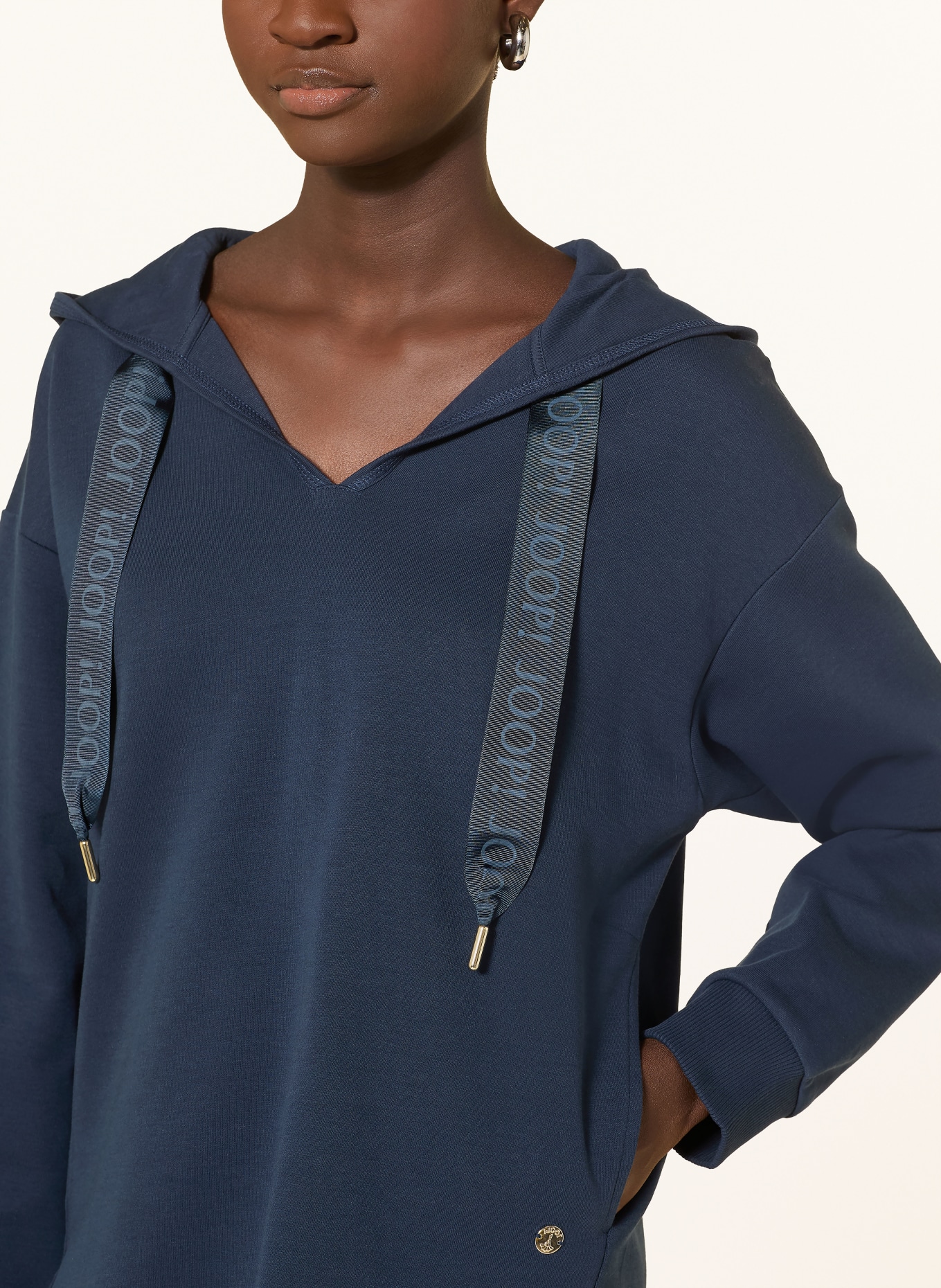 JOOP! Sweat à capuche TRISTANI: BLEU FONCÉ