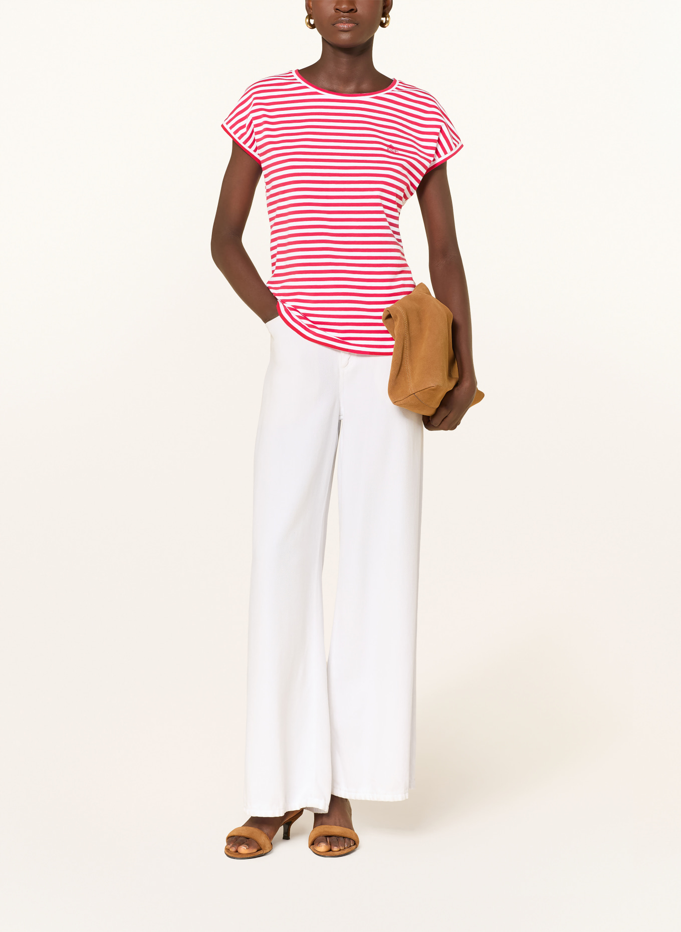 JOOP! T-shirt TULIA: ROUGE / BLANC