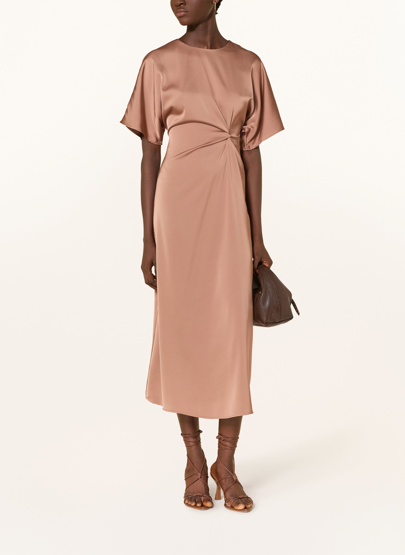 JOOP! Satinkleid DELA: COGNAC