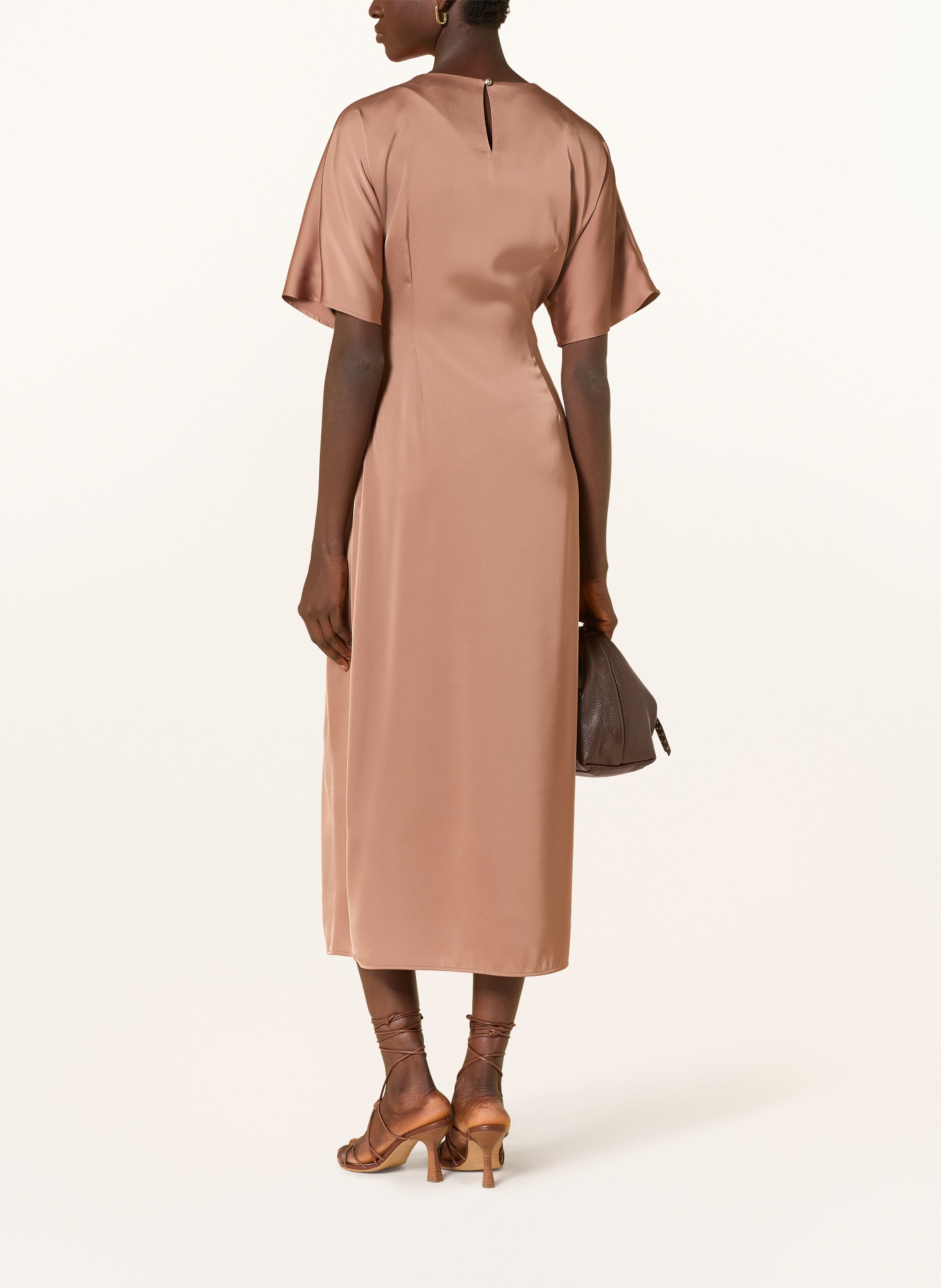 JOOP! Satinkleid DELA: COGNAC