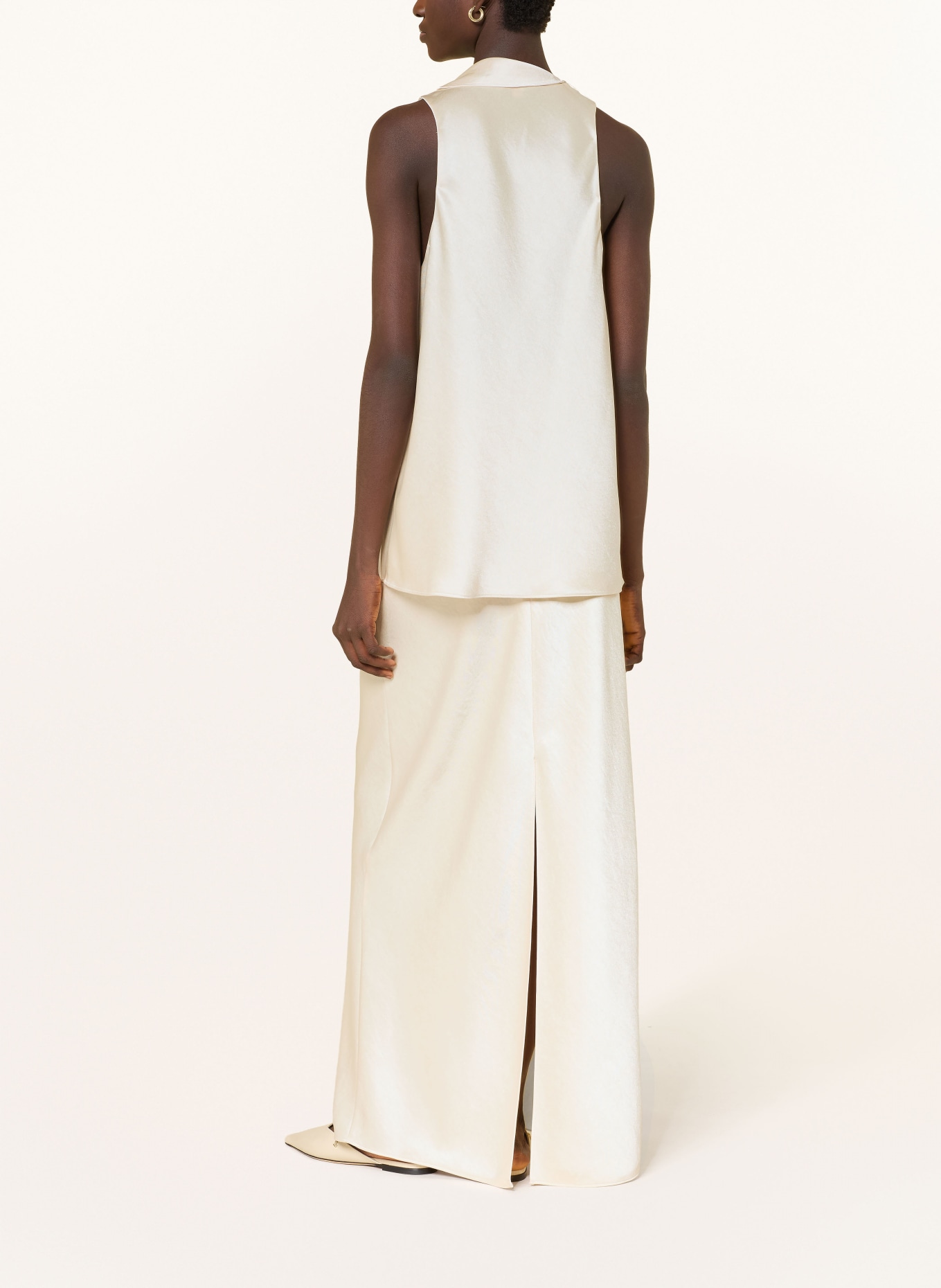 VINCE Satinrock: ECRU