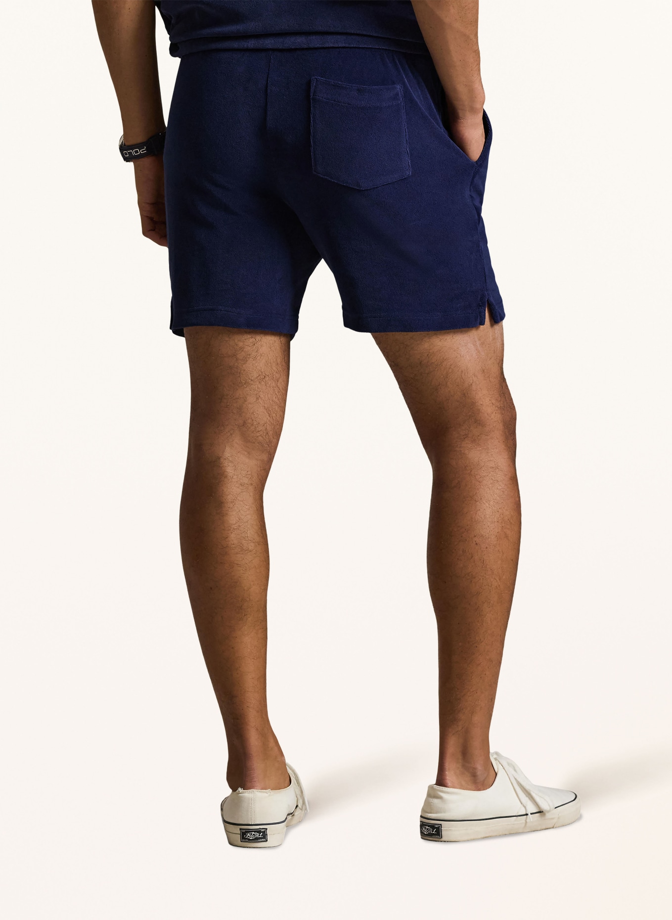 POLO RALPH LAUREN Frotteeshorts: DUNKELBLAU