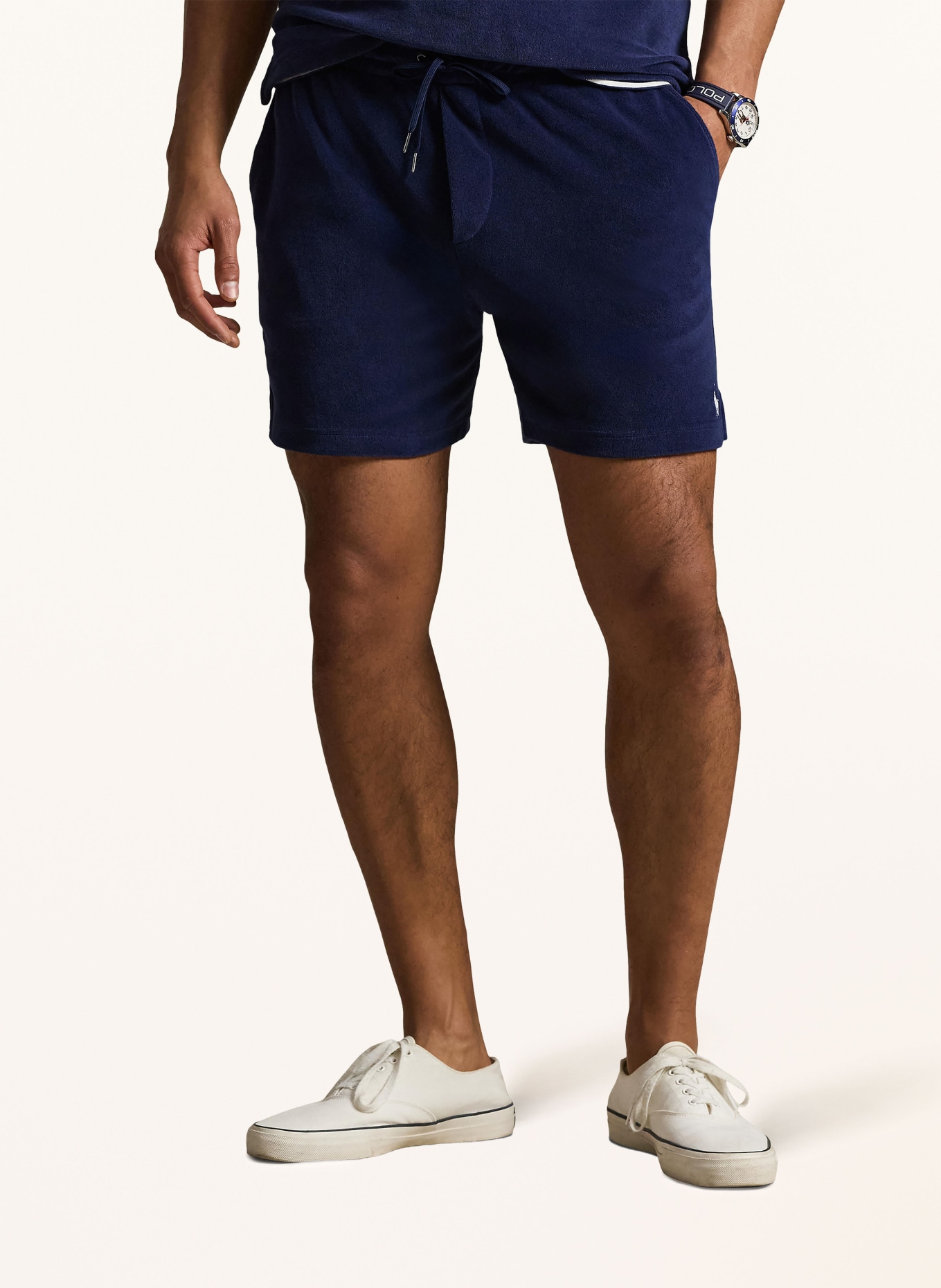 POLO RALPH LAUREN Frotteeshorts: DUNKELBLAU