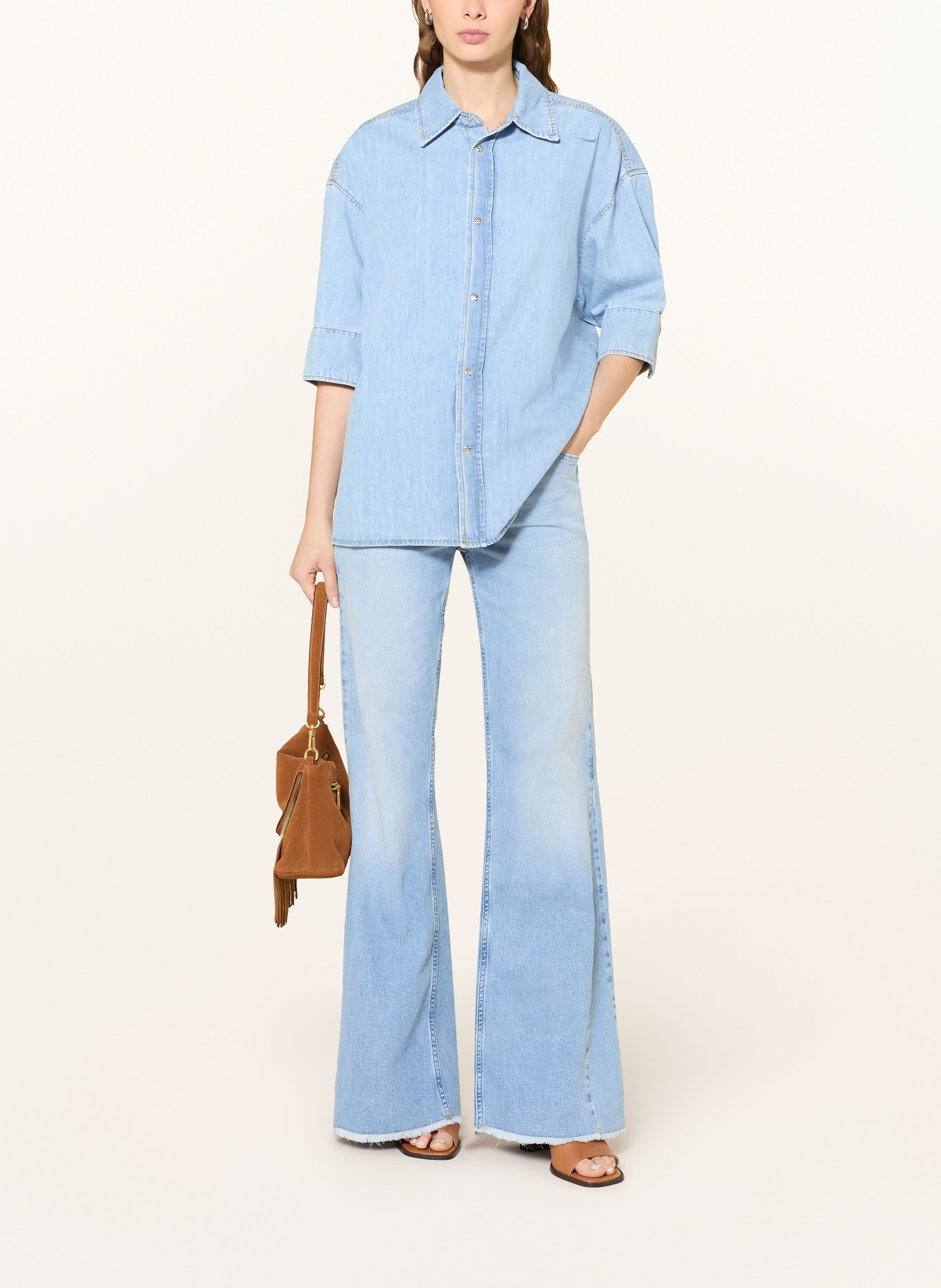 JOOP! JEANS Džínová košile UMA: TMAVĚ MODRÁ