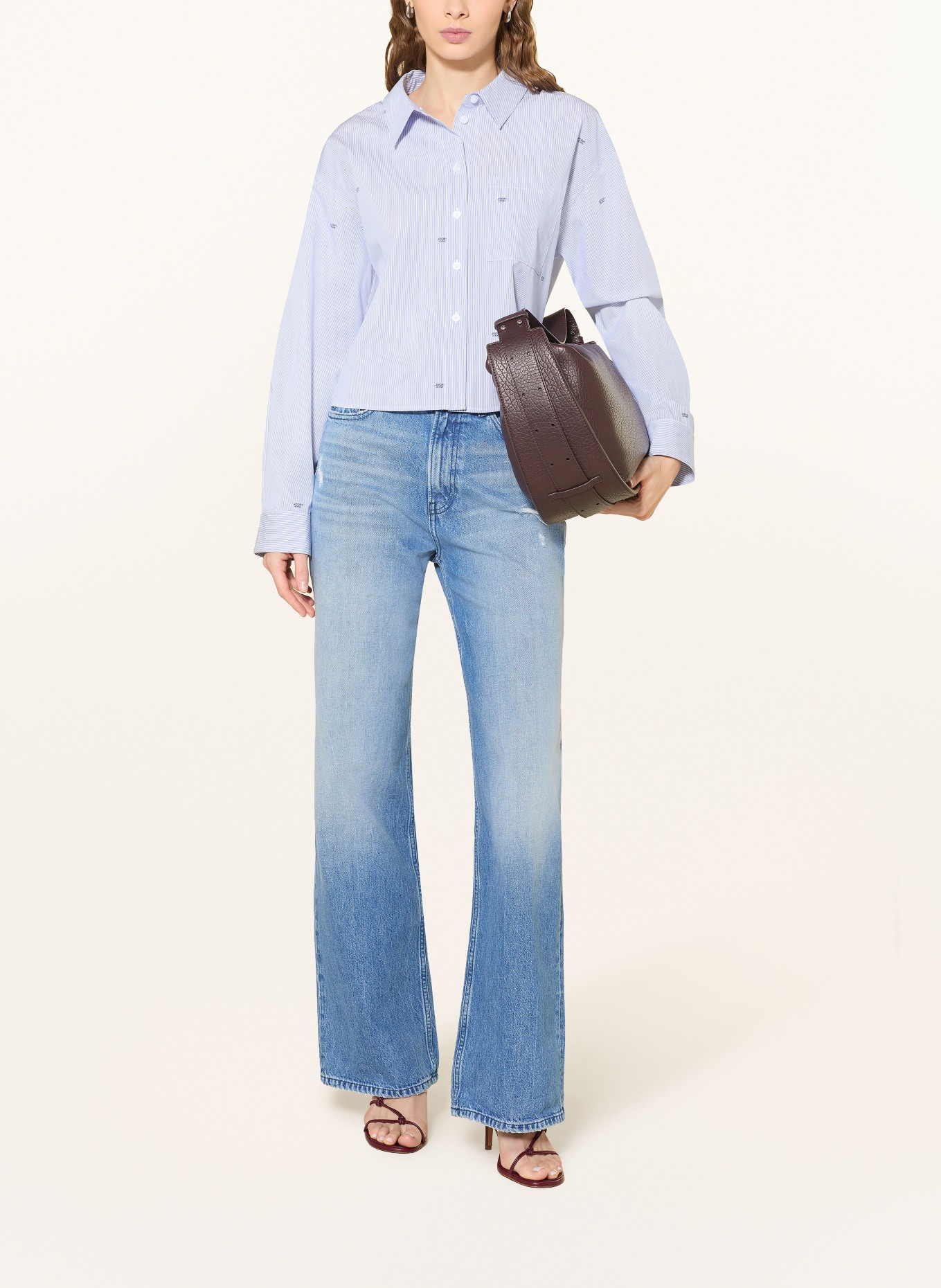 JOOP! JEANS Džíny s širokými nohavicemi MAILA: 456 Lt/Pastel Blue 456