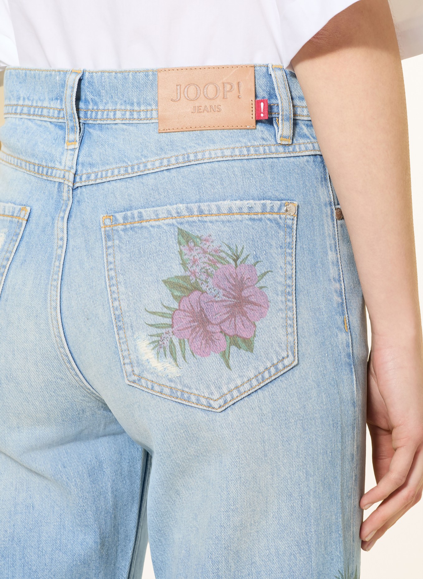 JOOP! JEANS Straight Jeans MICHELLE mit Nieten: 433 Bright Blue 433