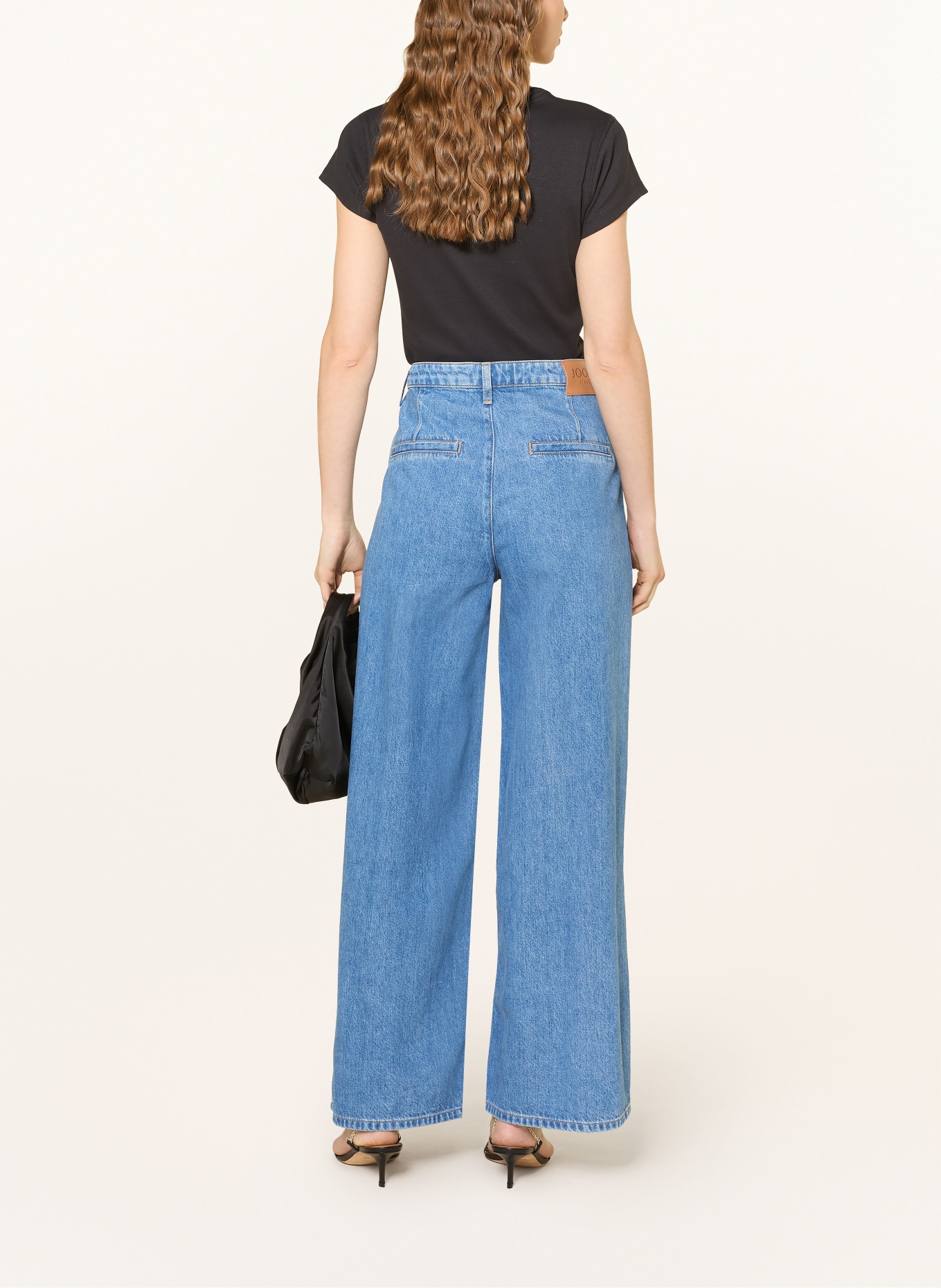 JOOP! JEANS T-Shirt TINETA mit Schmucksteinen: SCHWARZ