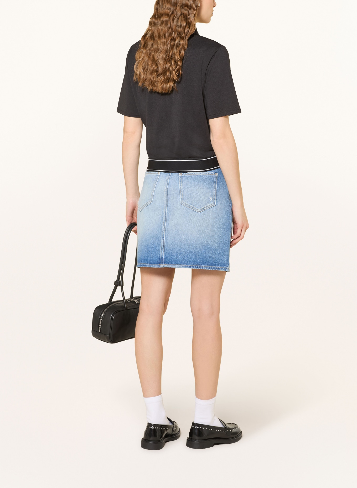 JOOP! JEANS Piqué-Poloshirt TALENA: SCHWARZ