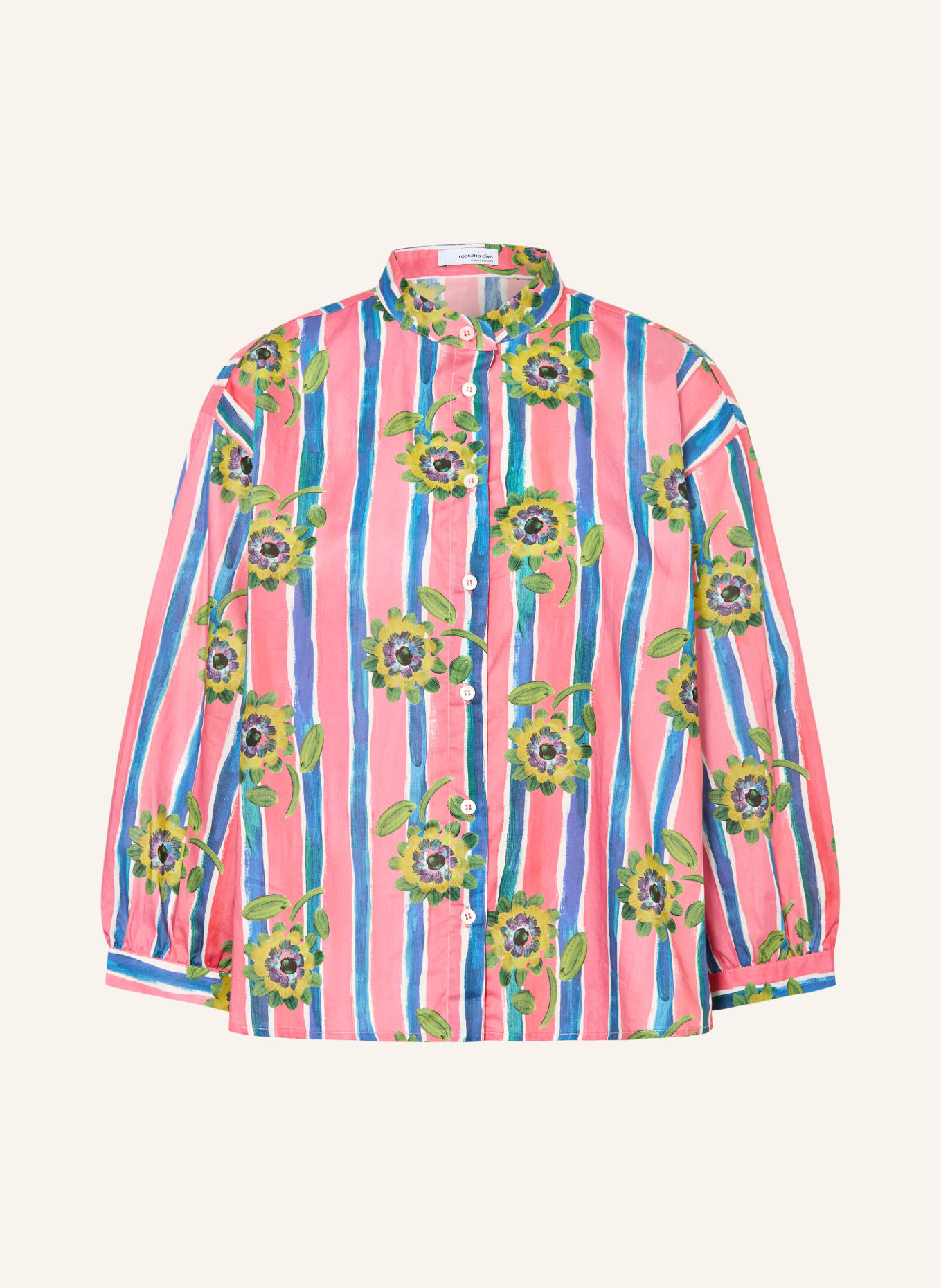 rossana diva blouse: PINK / GREEN / BLUE