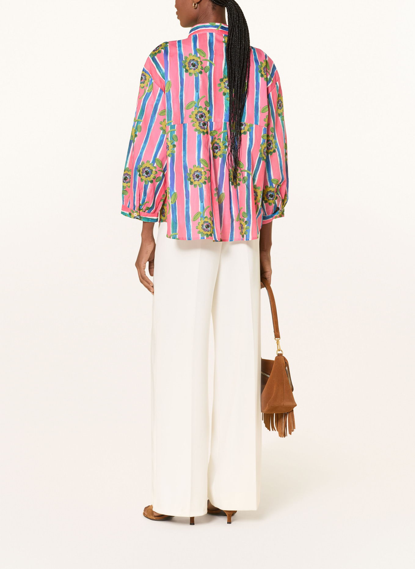 rossana diva blouse: PINK / GREEN / BLUE