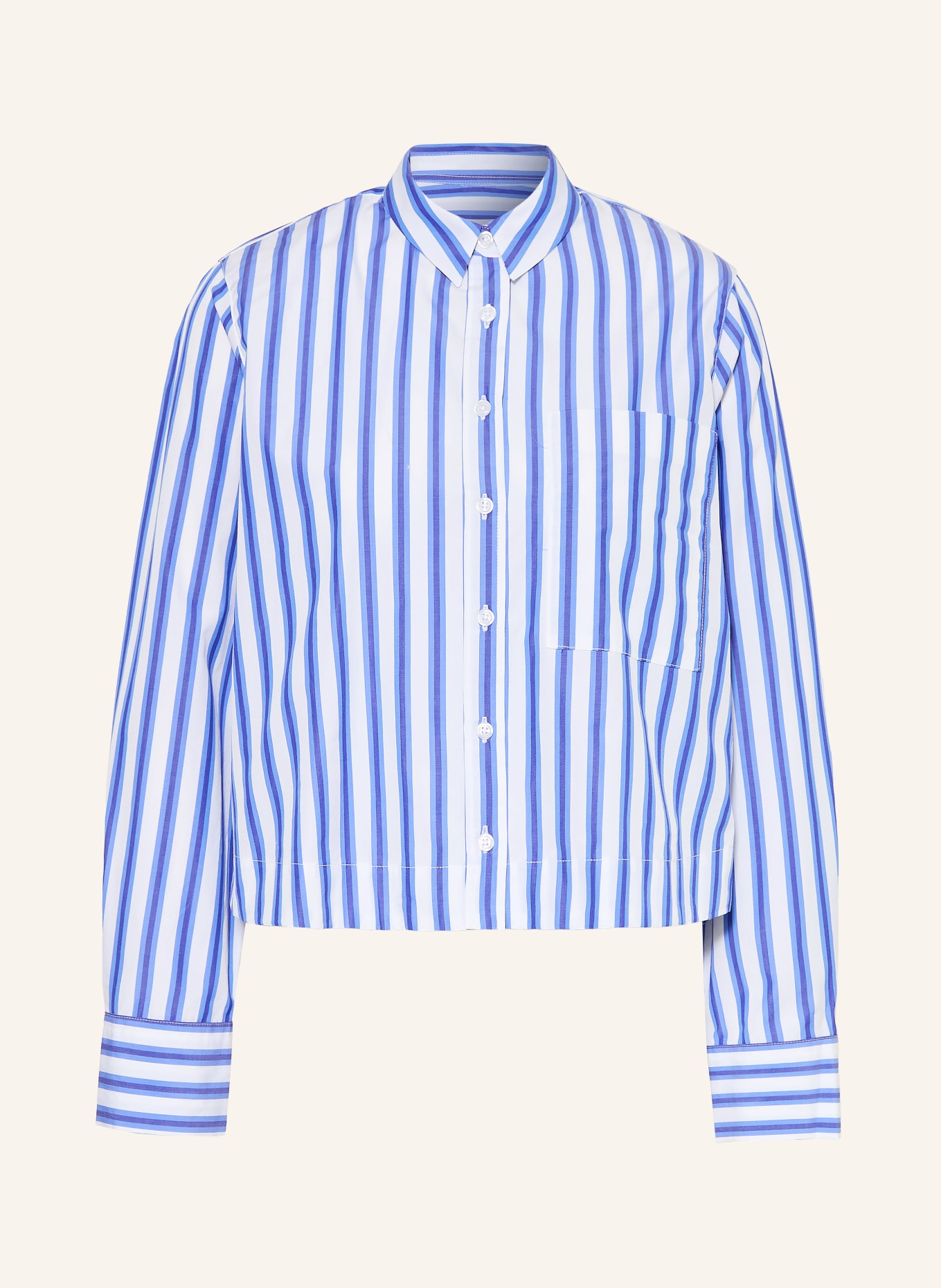 rossana diva Hemdbluse: WEISS / HELLBLAU / BLAU