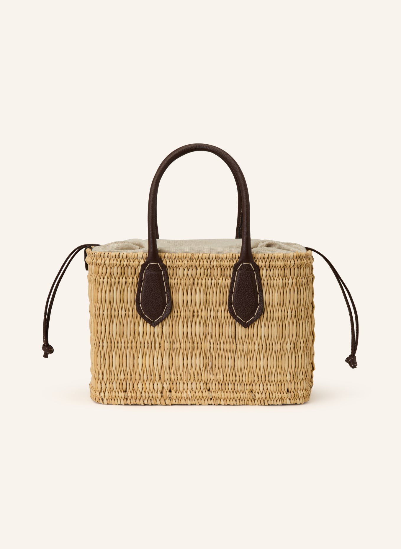 abro MARISOL handbag: LIGHT BROWN / DARK BROWN