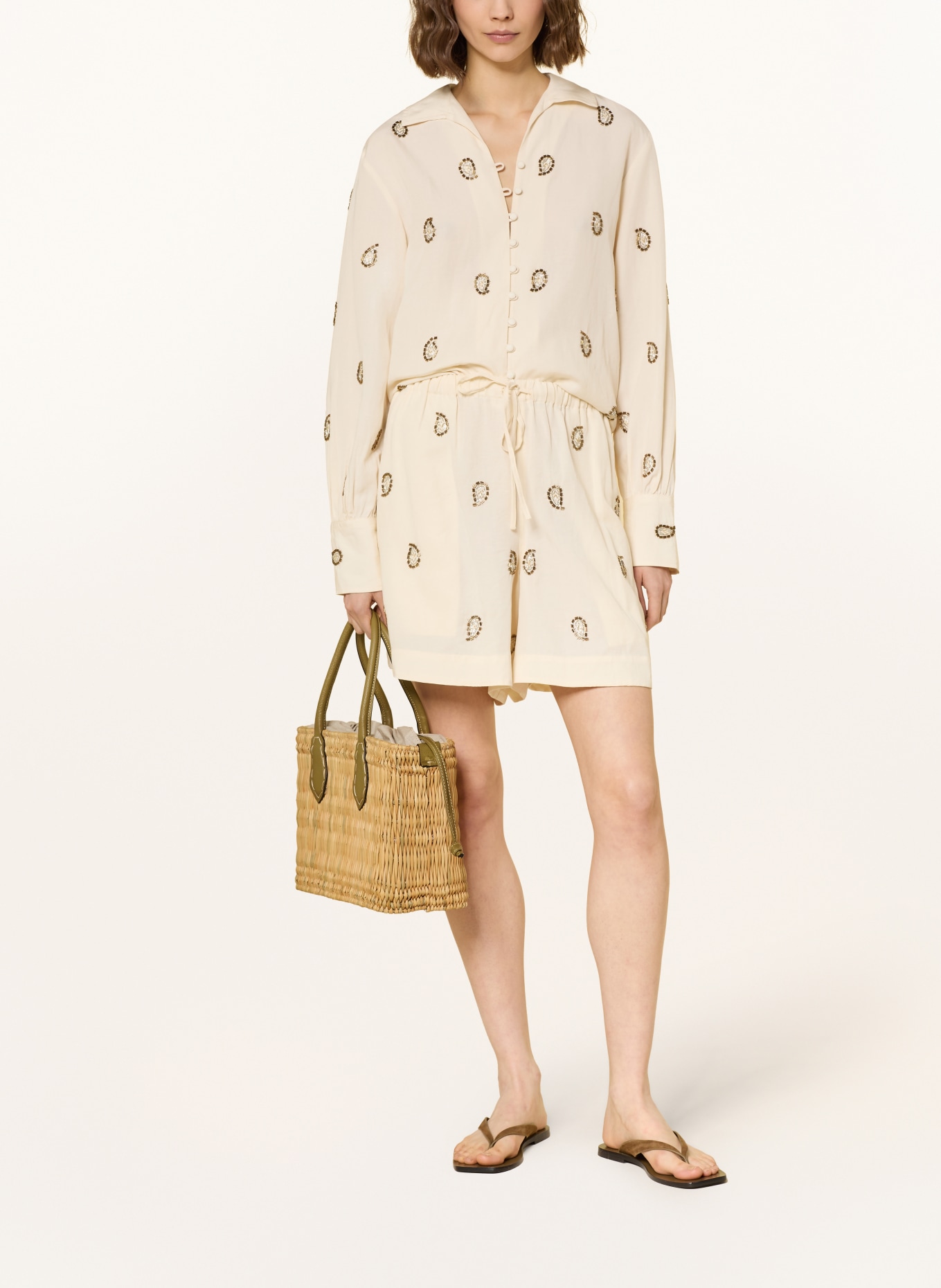 abro MARISOL handbag: LIGHT BROWN / OLIVE