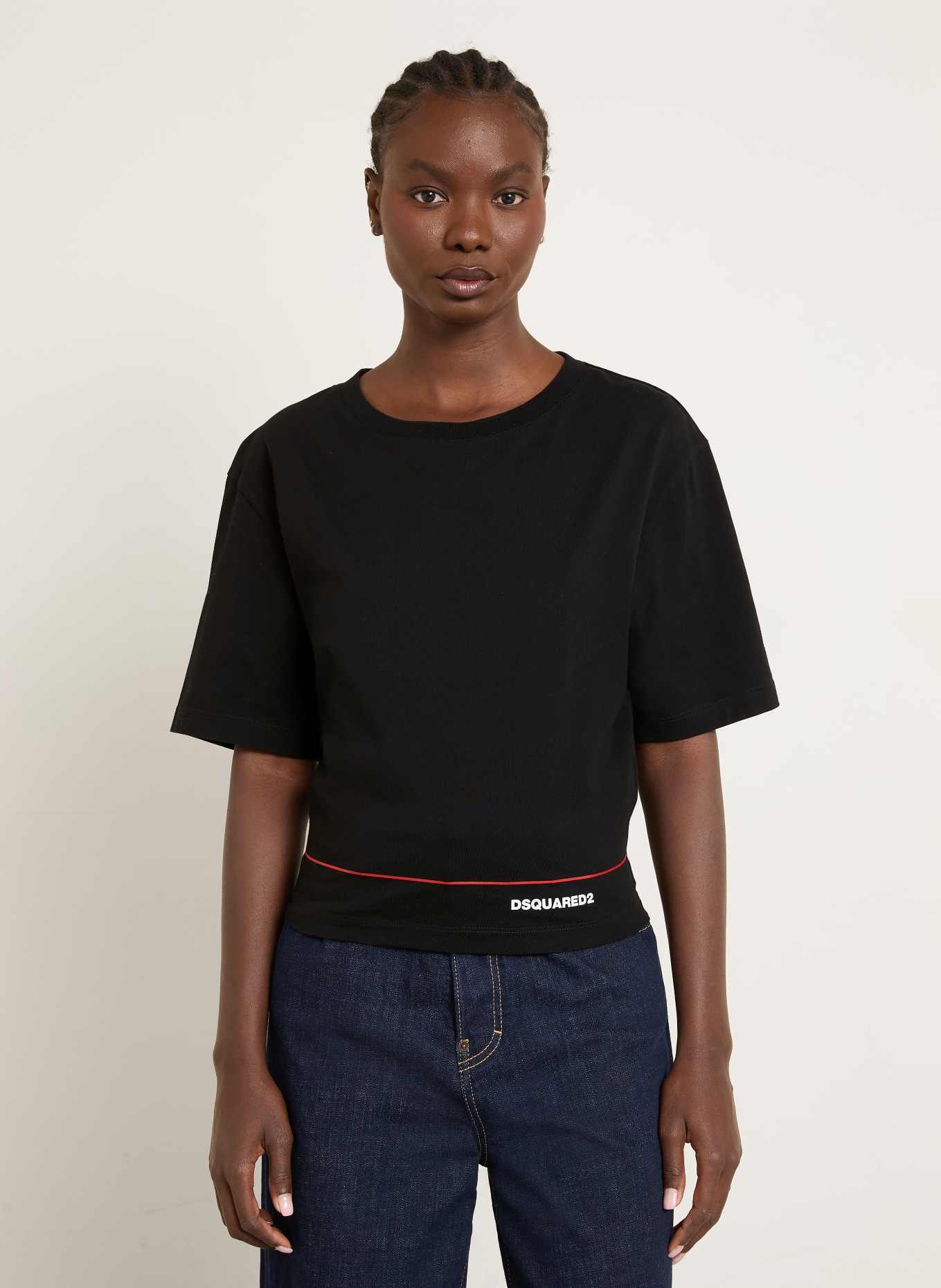 DSQUARED2 T-Shirt: SCHWARZ