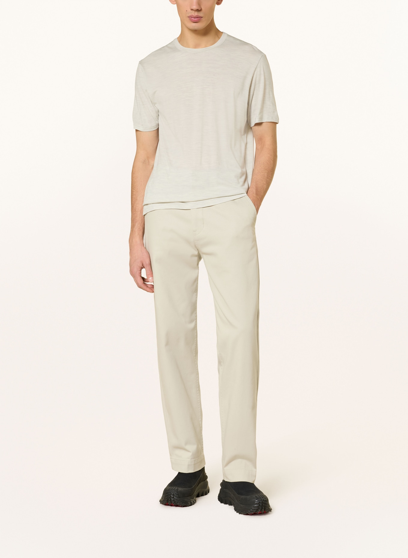 VEILANCE T-Shirt FRAME aus Merinowolle: BEIGE