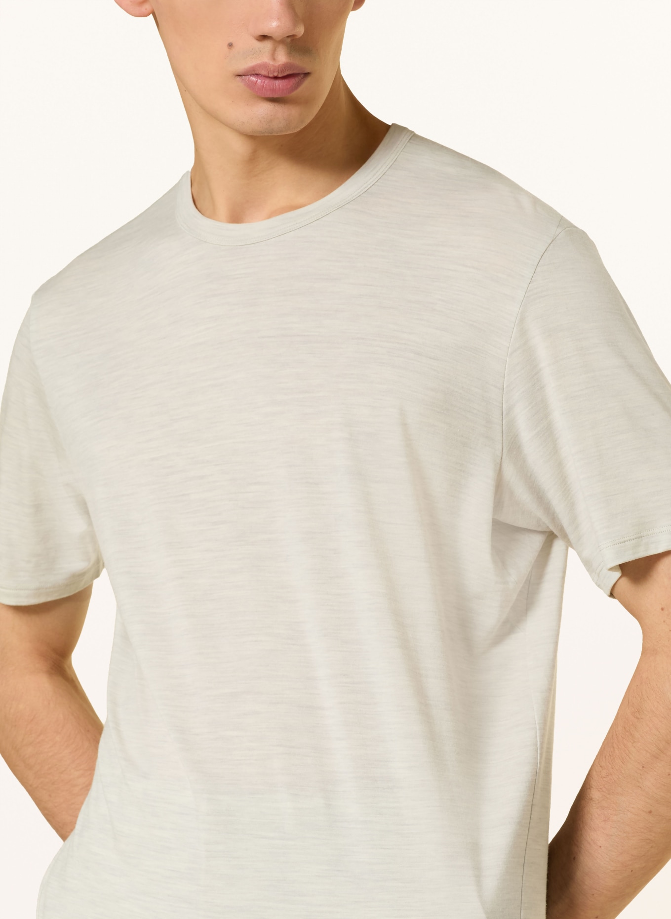 VEILANCE T-Shirt FRAME aus Merinowolle: BEIGE