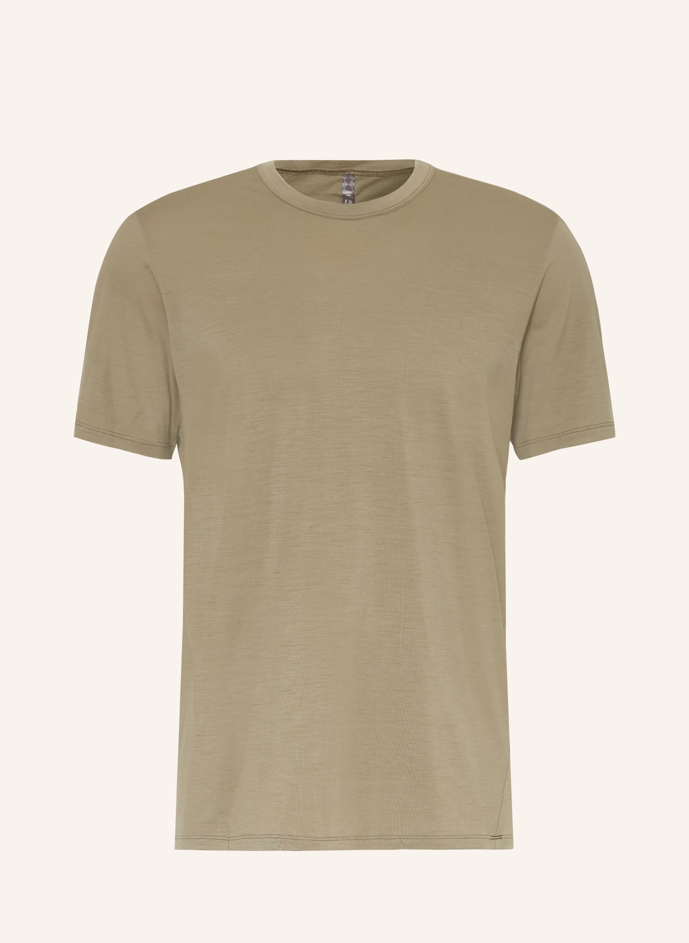 VEILANCE T-Shirt FRAME aus Merinowolle: KHAKI