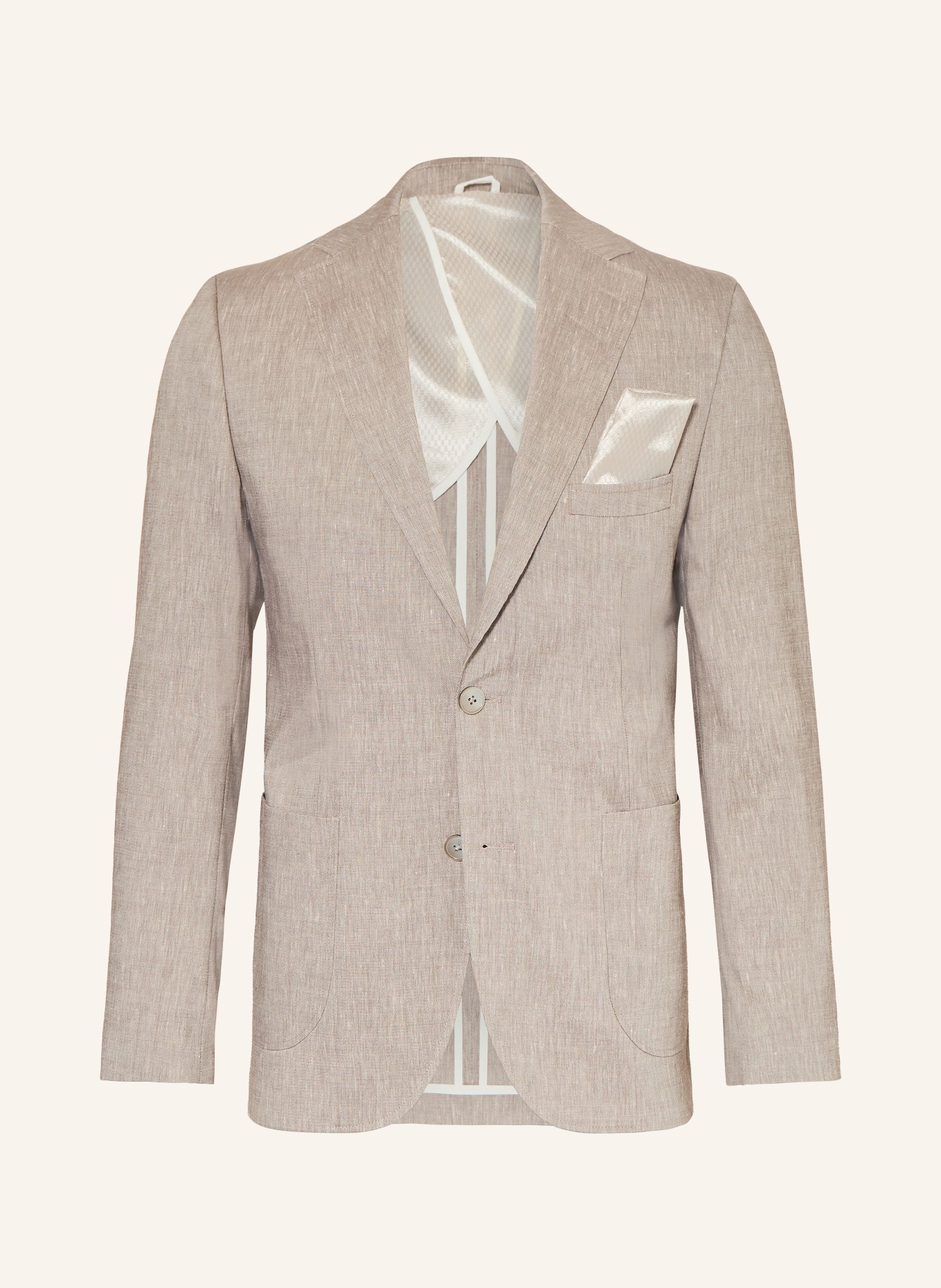 PAUL Anzugsakko Slim Fit mit Leinen: 250 dk beige