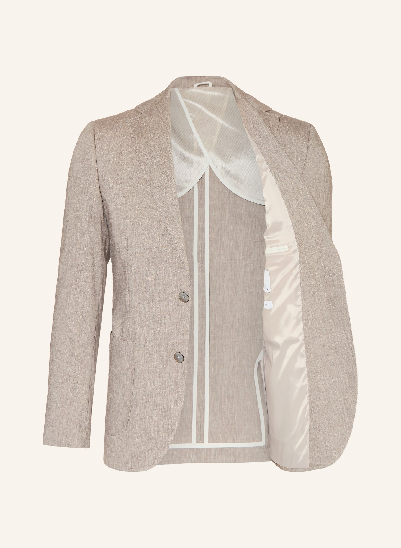 PAUL Anzugsakko Slim Fit mit Leinen: 250 dk beige