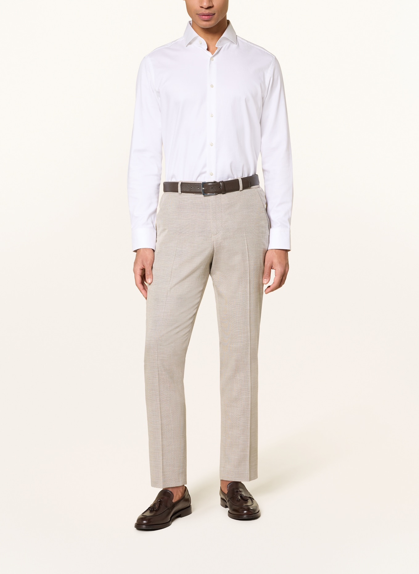 PAUL Pantalon de costume slim fit: 230 BEIGE