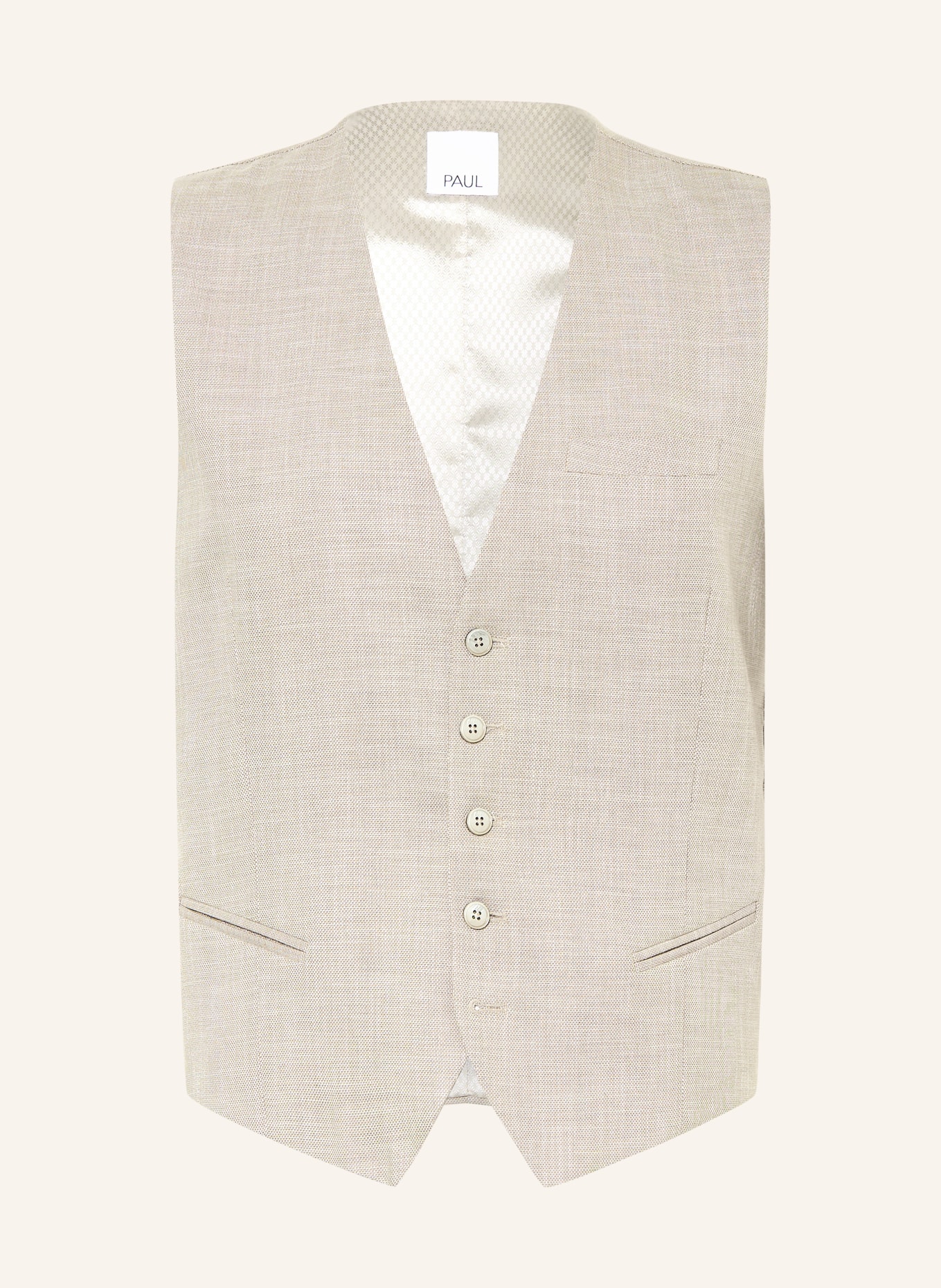 PAUL Anzugweste Slim Fit: 230 BEIGE