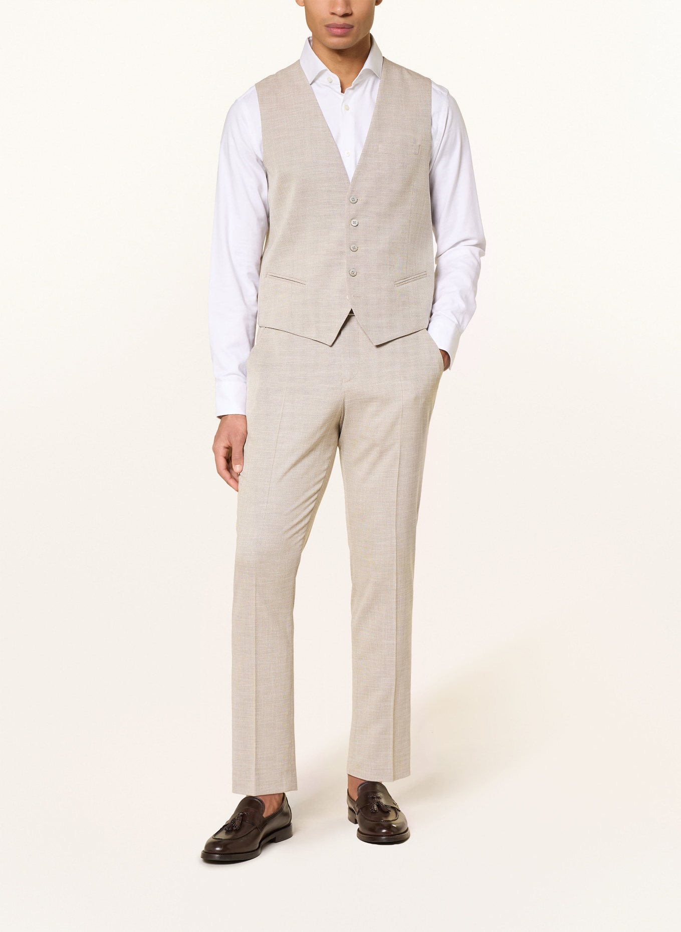 PAUL Anzugweste Slim Fit: 230 BEIGE