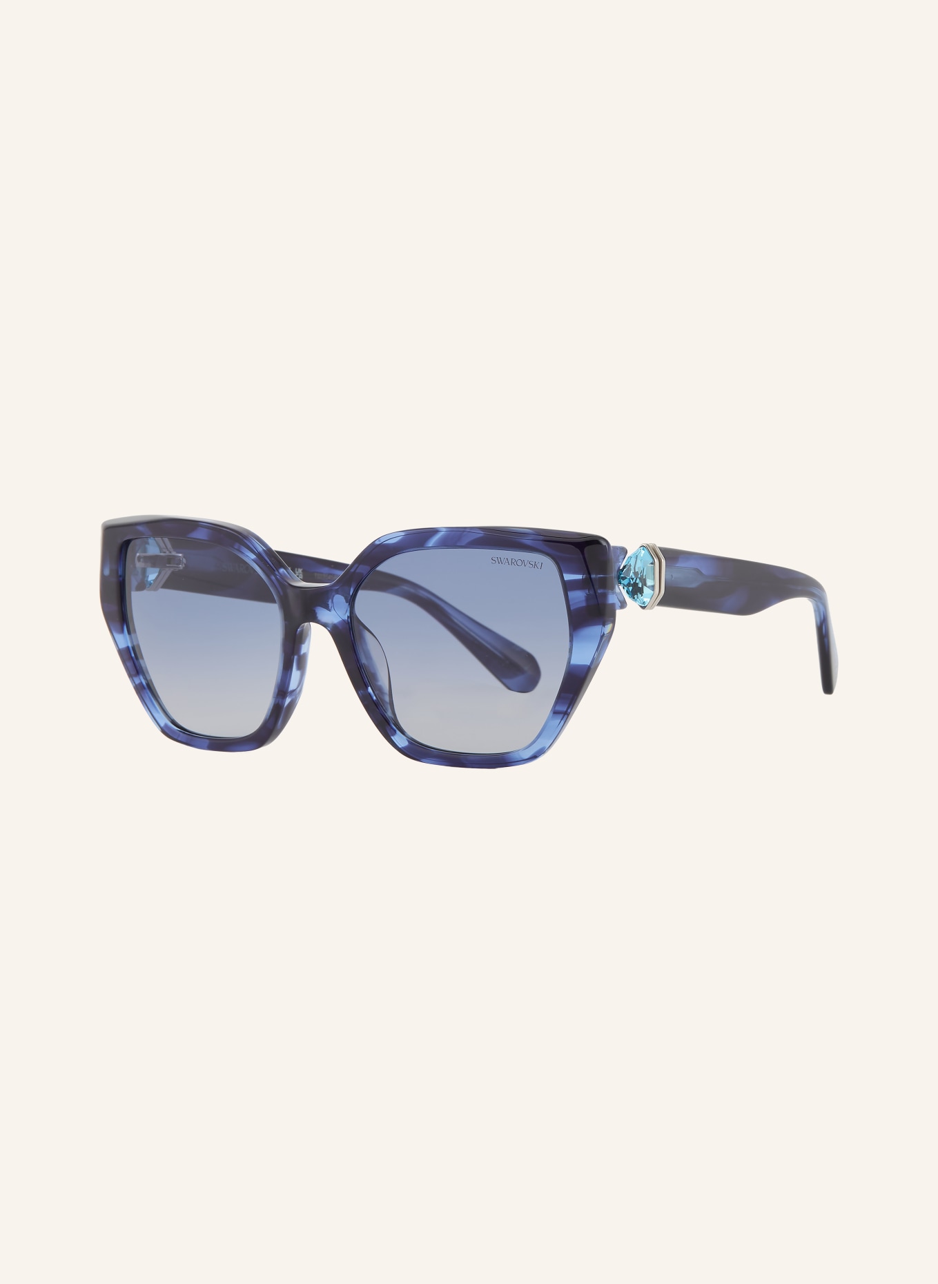 SWAROVSKI Sonnenbrille SK6044U: HAVANA/ BLAU VERLAUF