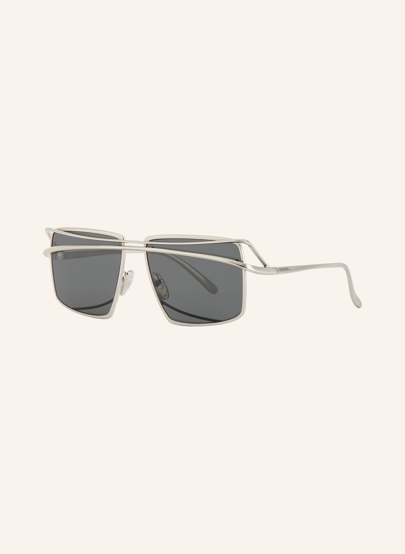PRADA Sonnenbrille PRC55S: SILBER/ DUNKELGRAU