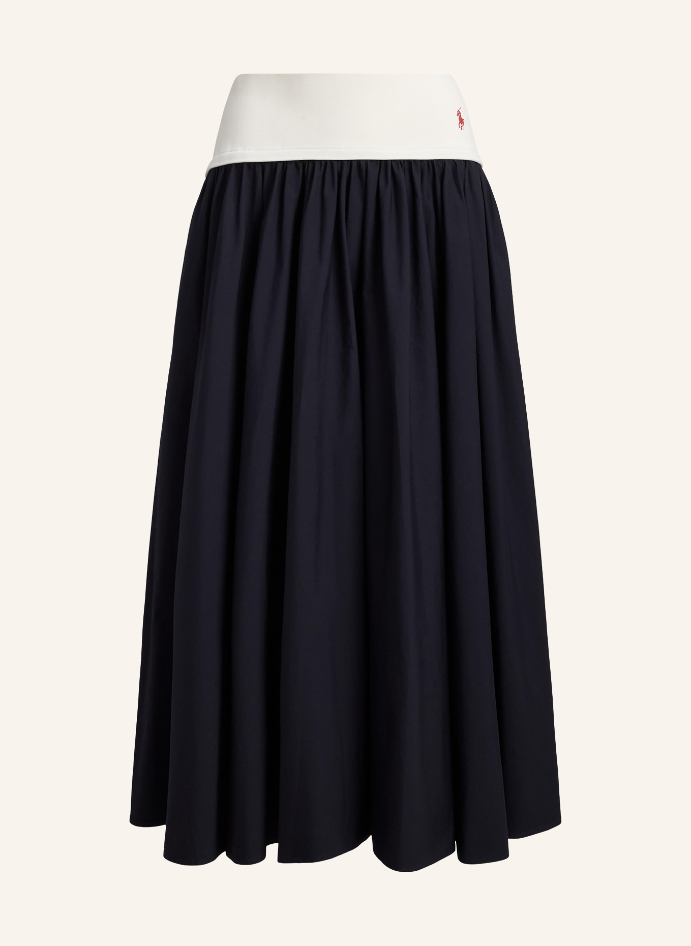 POLO RALPH LAUREN Sukně: TMAVĚ MODRÁ / KRÉMOVÁ