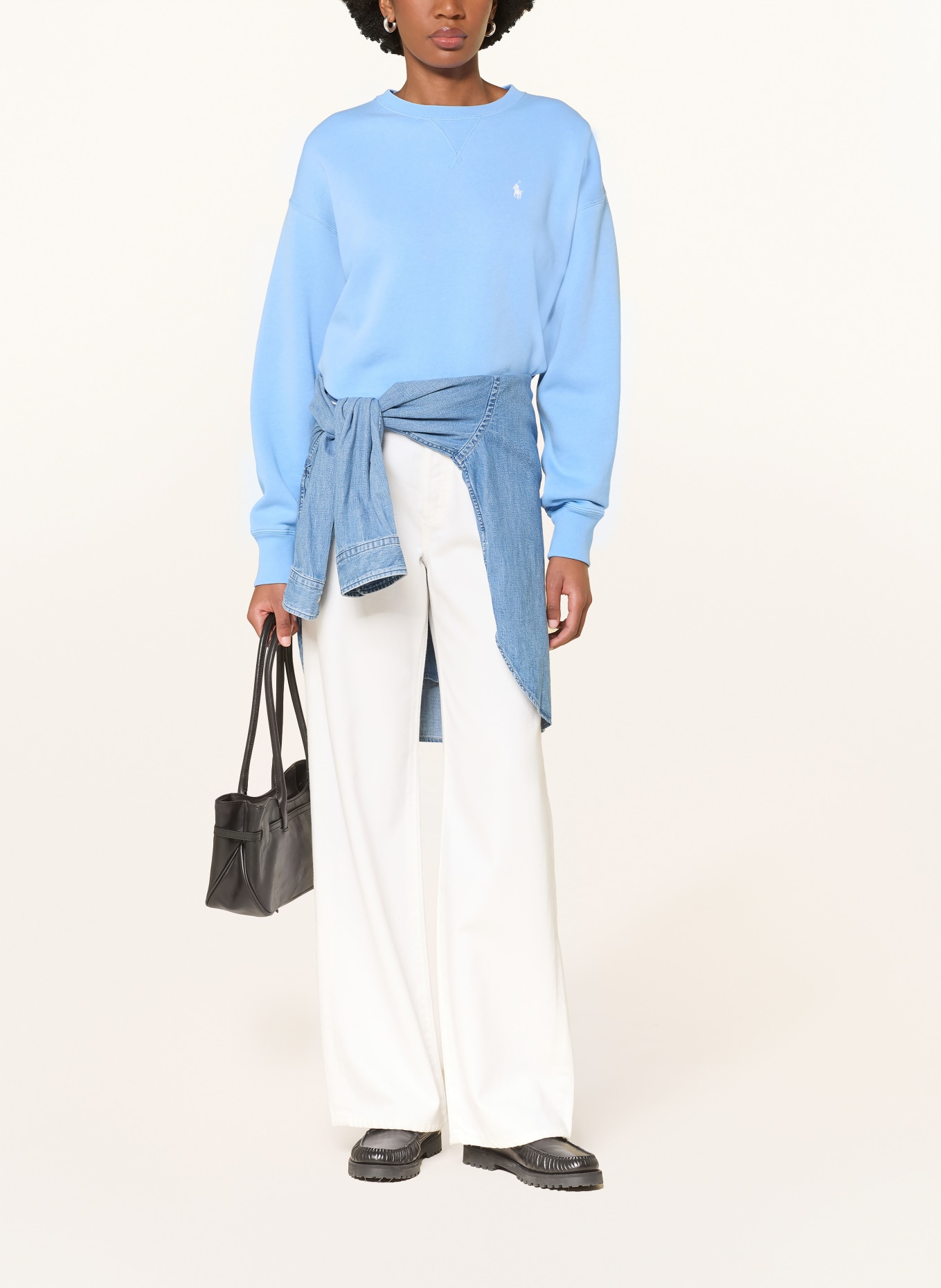 POLO RALPH LAUREN Sweatshirt: HELLBLAU