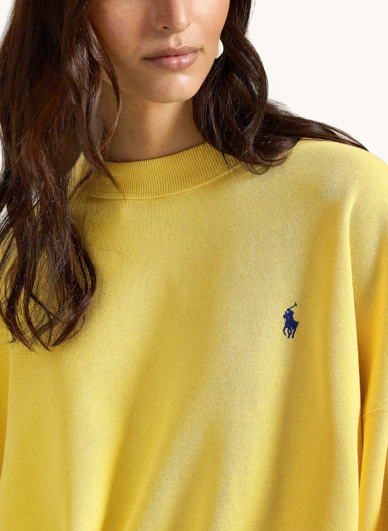 POLO RALPH LAUREN mikina: ŽLUTÁ