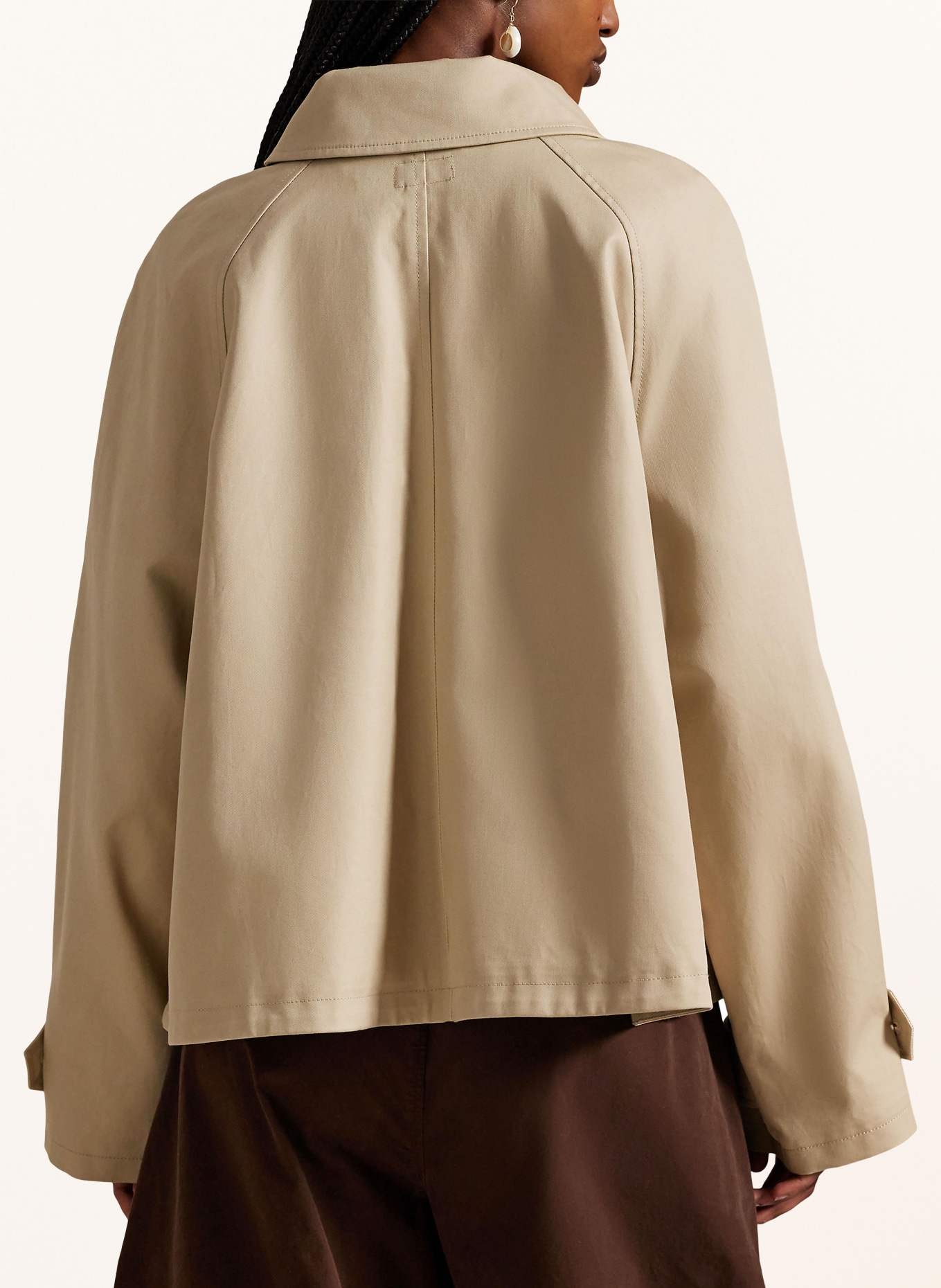 POLO RALPH LAUREN trench coat: BEIGE